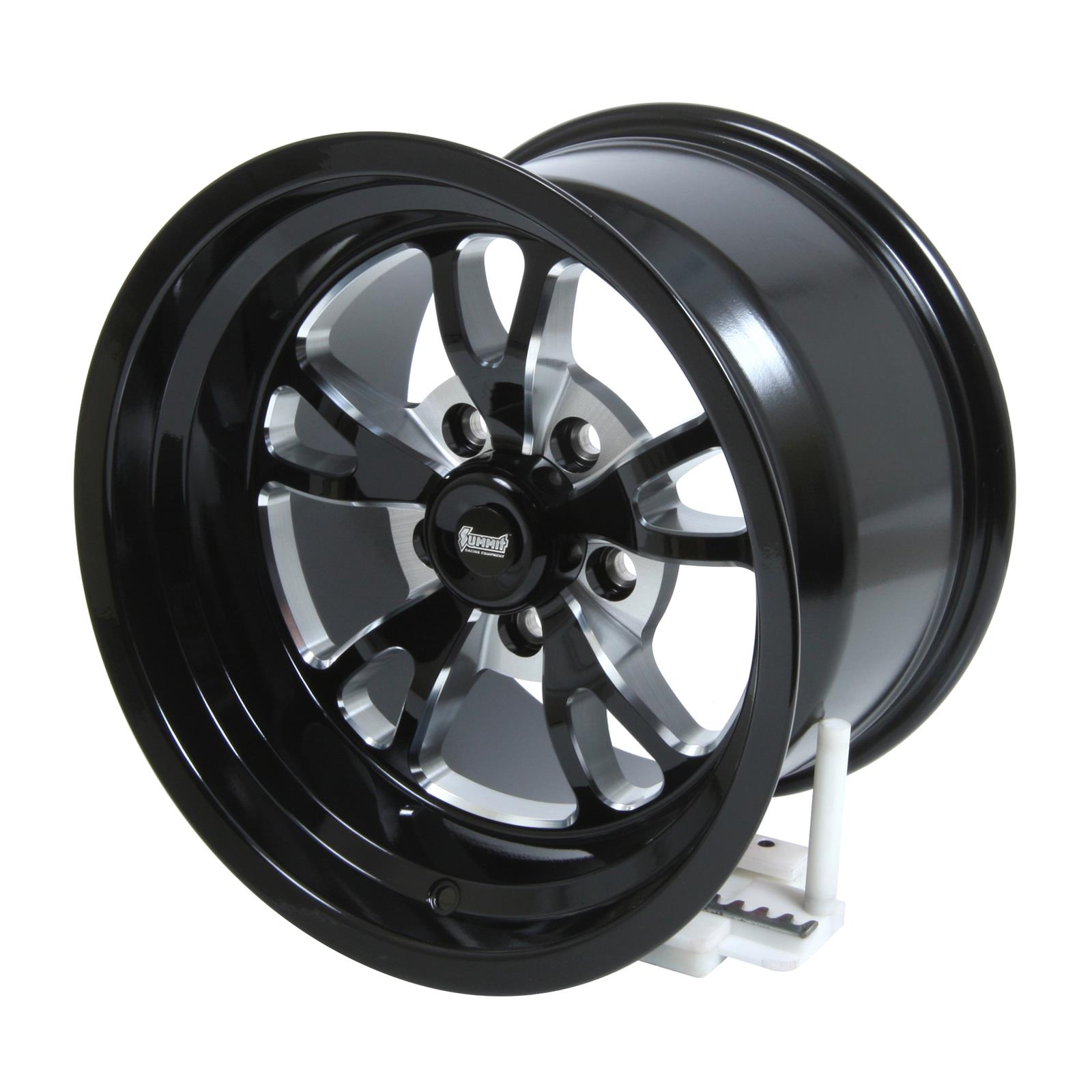 Summit Racing™ Venom Black Milled Wheels | Summit Racing