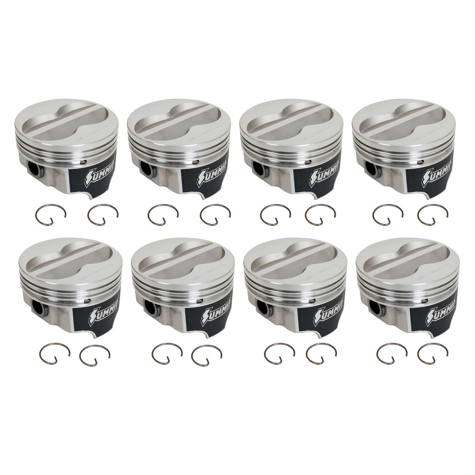 Summit Racing SUM-17365FC-60 Summit Racing™ Coated Forged Pistons ...