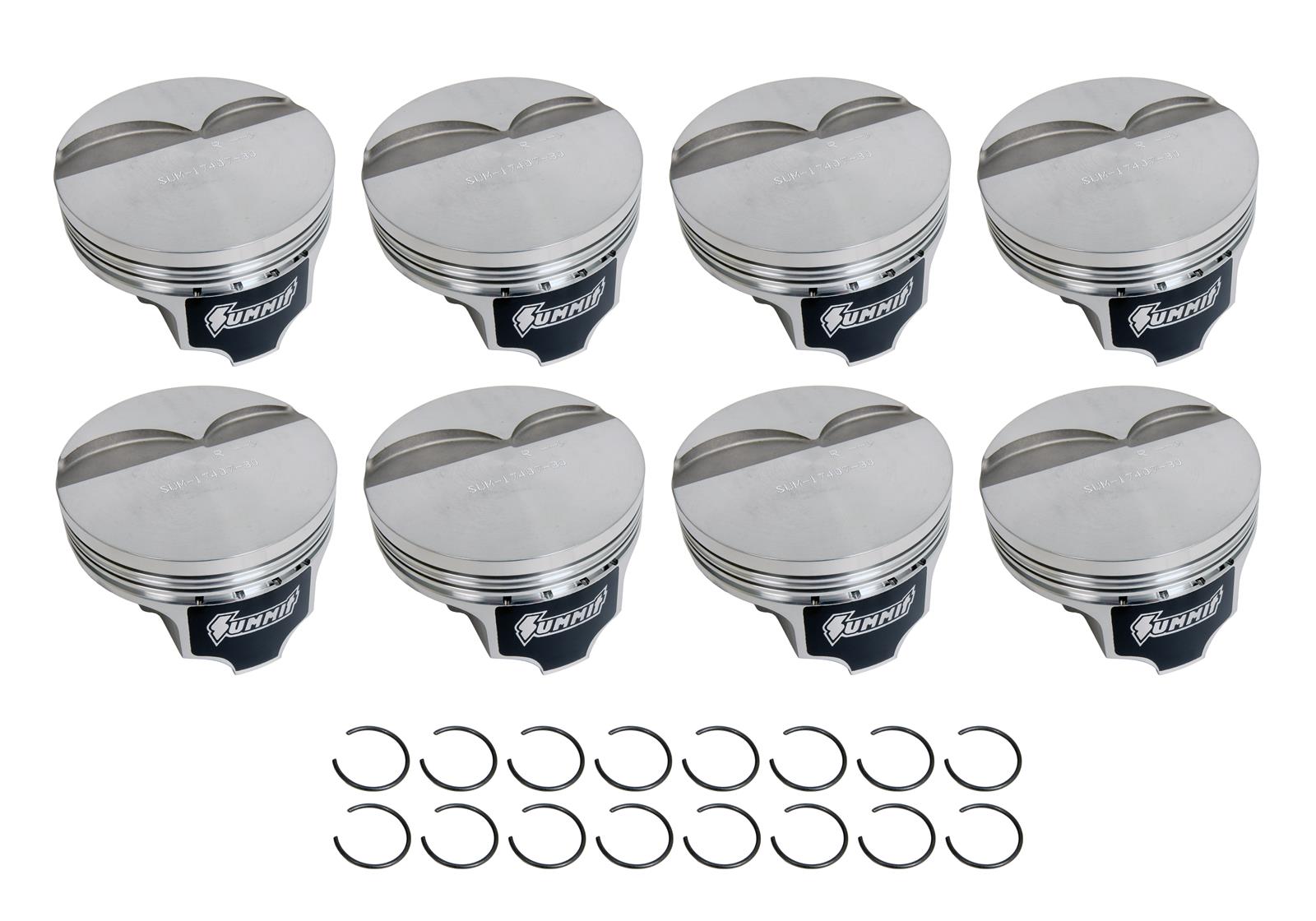 Summit Racing SUM-17407C-30 Summit Racing™ Coated Forged Pistons