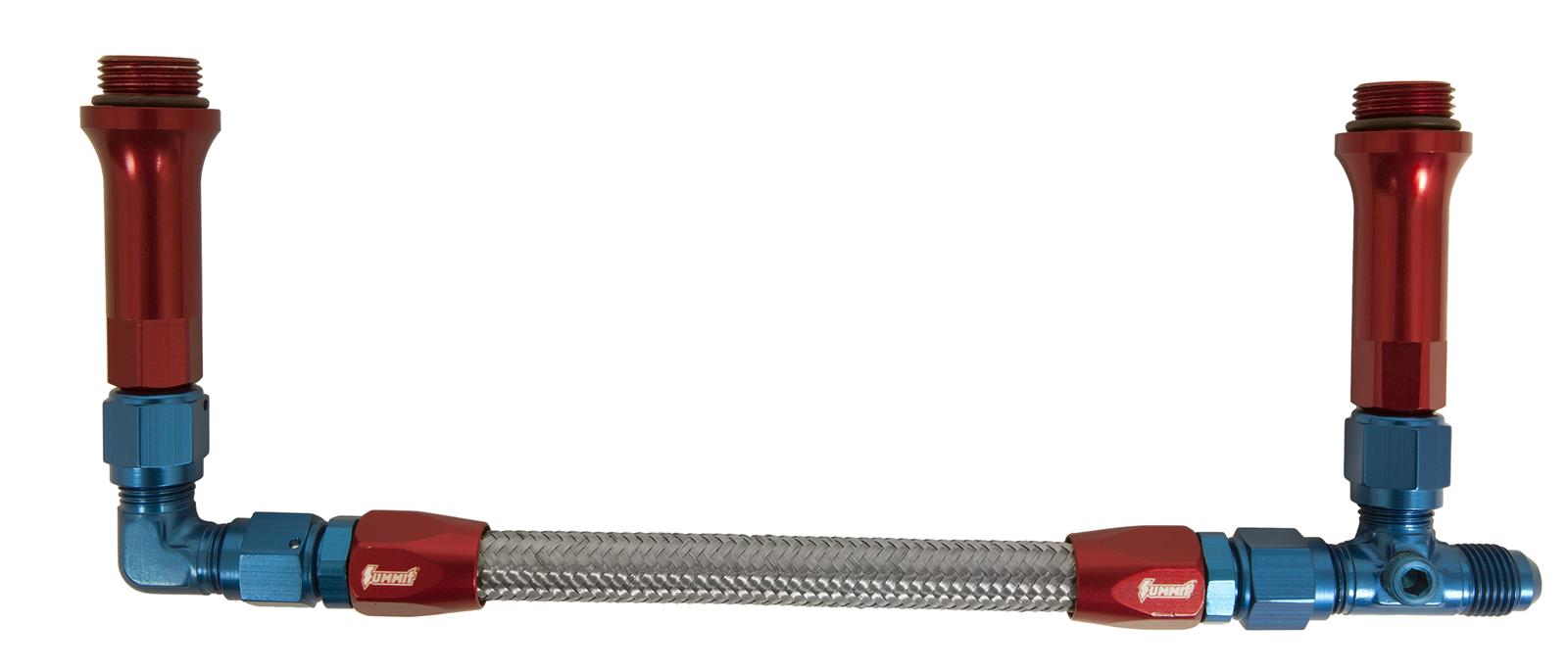 Summit Racing SUM220130 Summit Racing™ Dual Feed Fuel Lines Summit