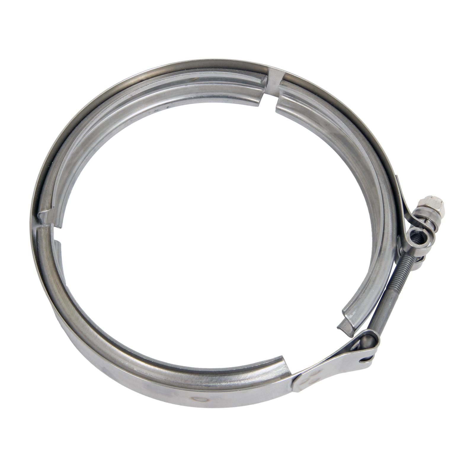 thumbnail image 2 of 60mm Stainless Steel V-Band Clamp & Flanges Kit - Turbo Exhaust Downpipe 2 of 2