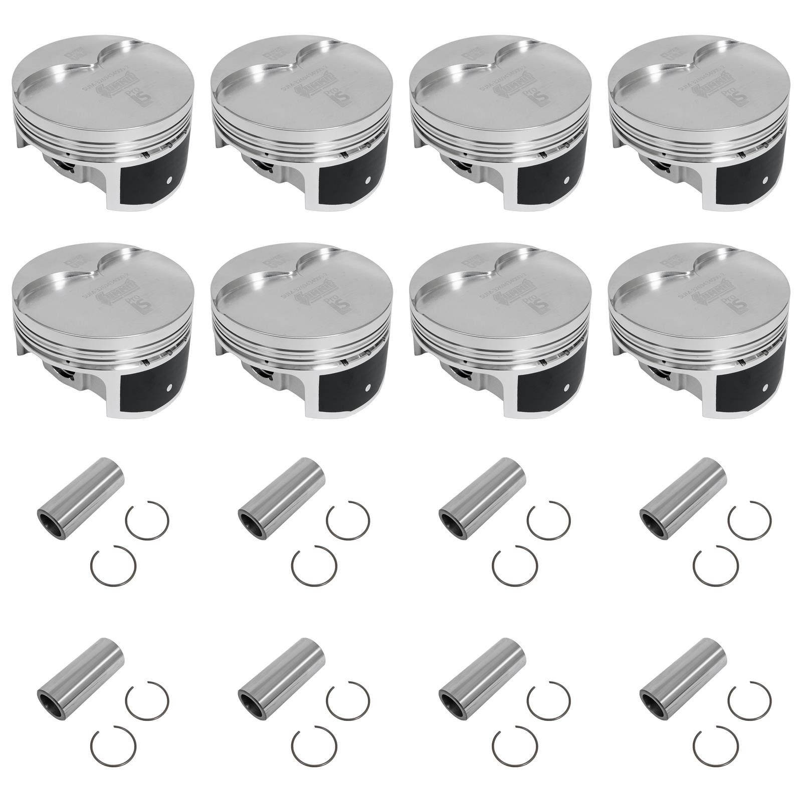 Summit Racing SUM-3269434005-2 Summit Racing™ Pro LS Forged Pistons ...