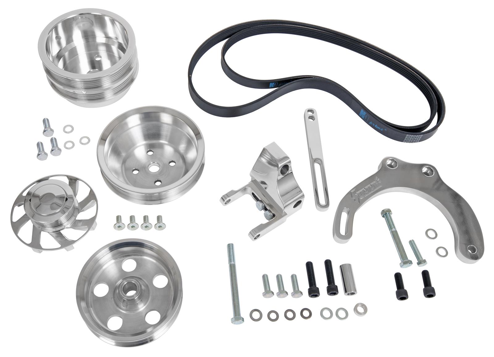 Summit Racing SUM-340510 Summit Racing™ Mid-Mount Serpentine Kits ...