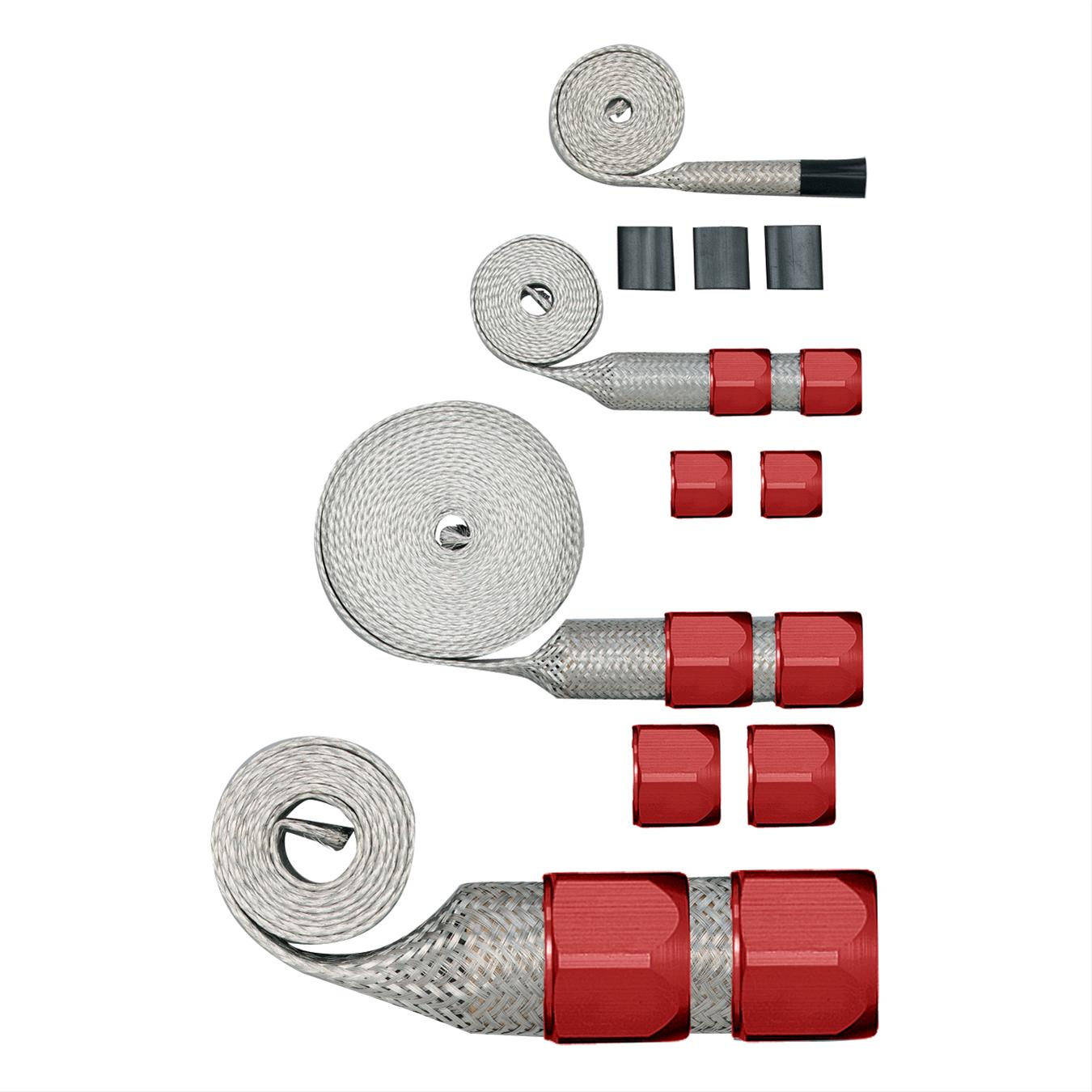 Summit Racing SUM350002 Summit Racing™ Braided Hose Sleeving Kits Summit Racing