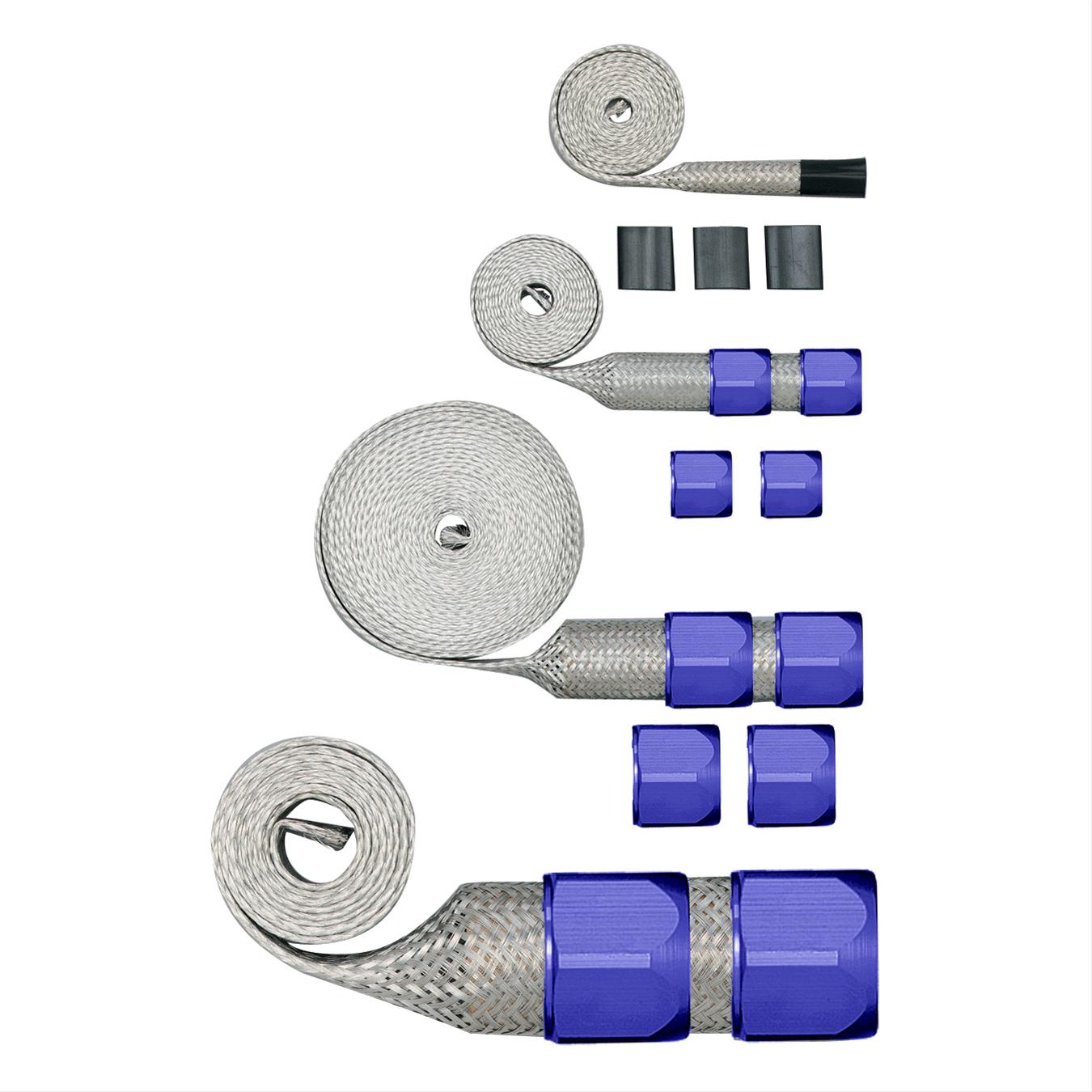 Summit Racing SUM350003 Summit Racing™ Braided Hose Sleeving Kits Summit Racing