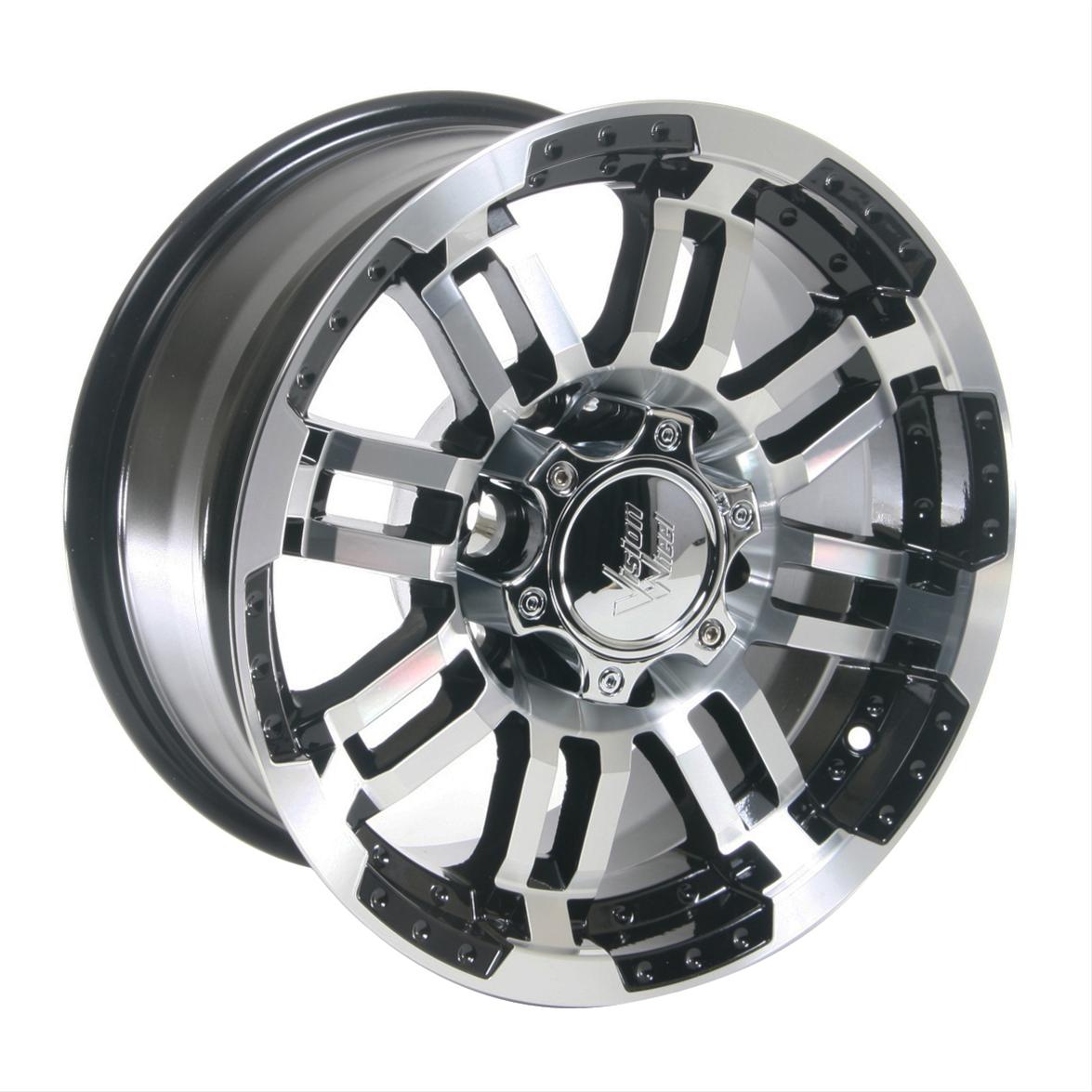 Vision Off-Road 375 Warrior Series Gloss Black Wheels with Machined ...