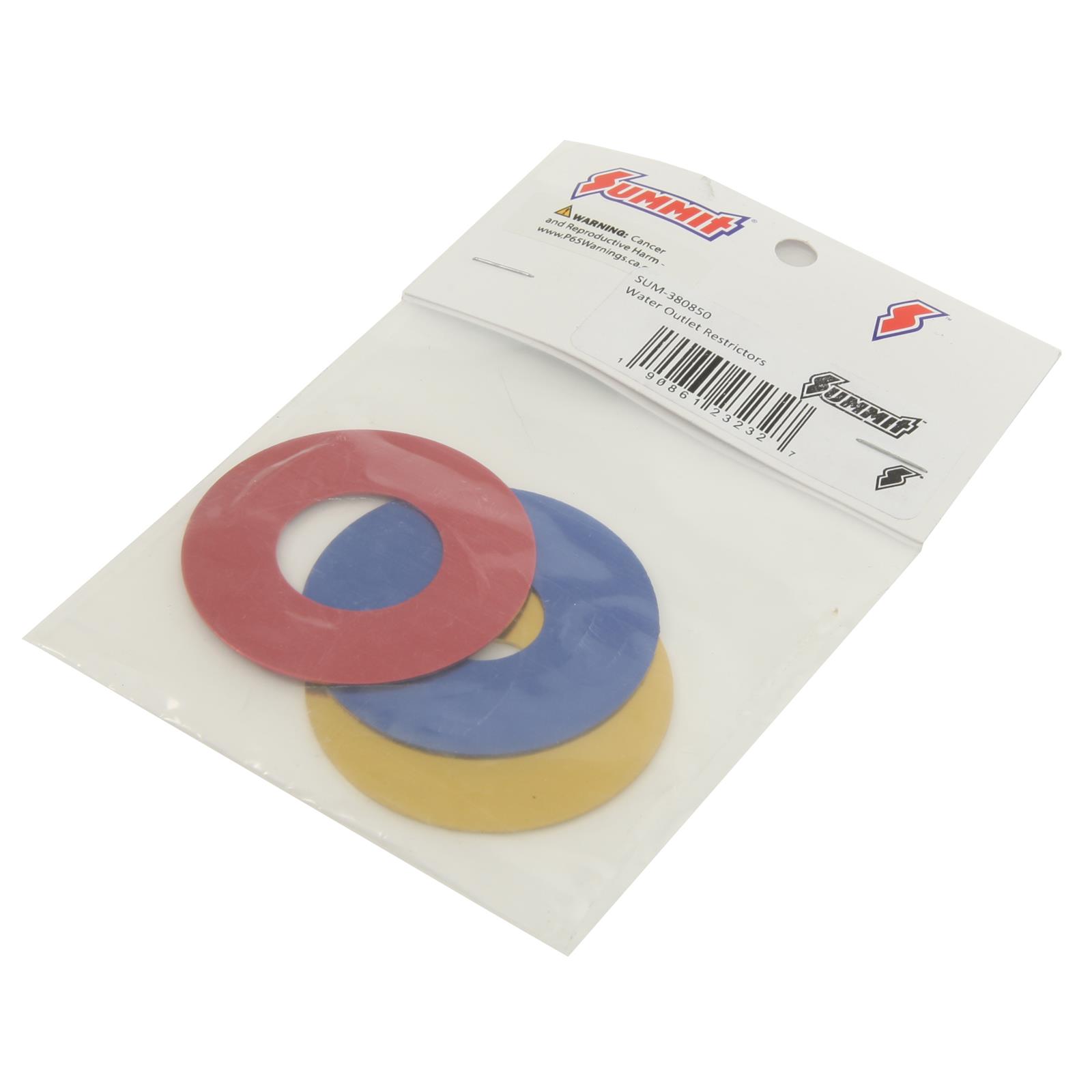 Summit Racing SUM380850 Summit Racing™ Water Outlet Restrictors Summit Racing