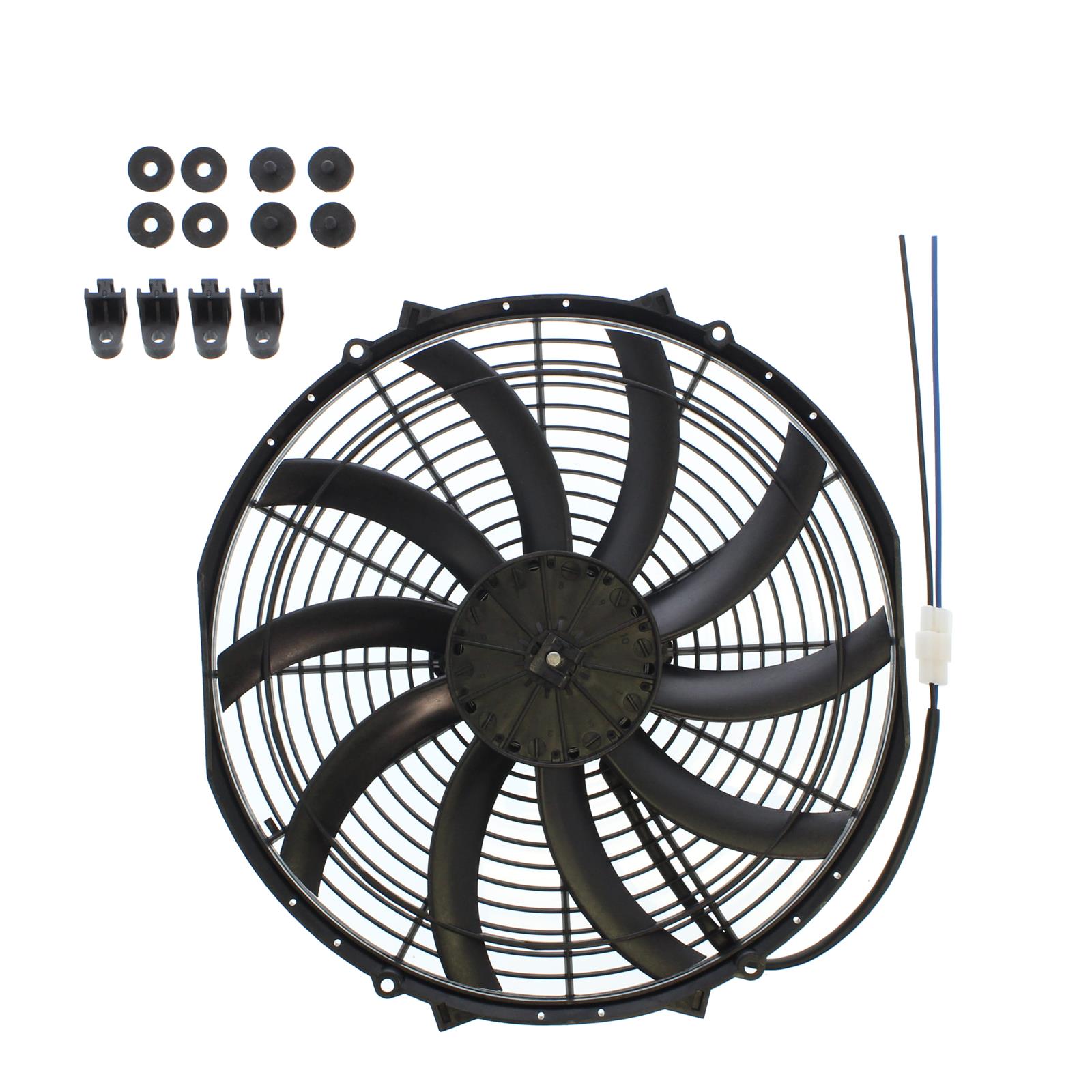 Summit Racing Driver Fans Summit Racing SUM-381145 Summit Racing™ Low-Profile High CFM Electric ...