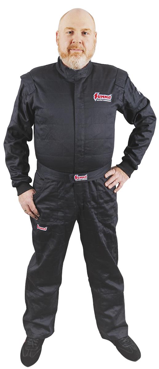 SUMMIT INTERNATIONAL INC ボディスーツ 黒 Summit Racing SUM-51222-S Summit Racing™ Single-Layer Driving