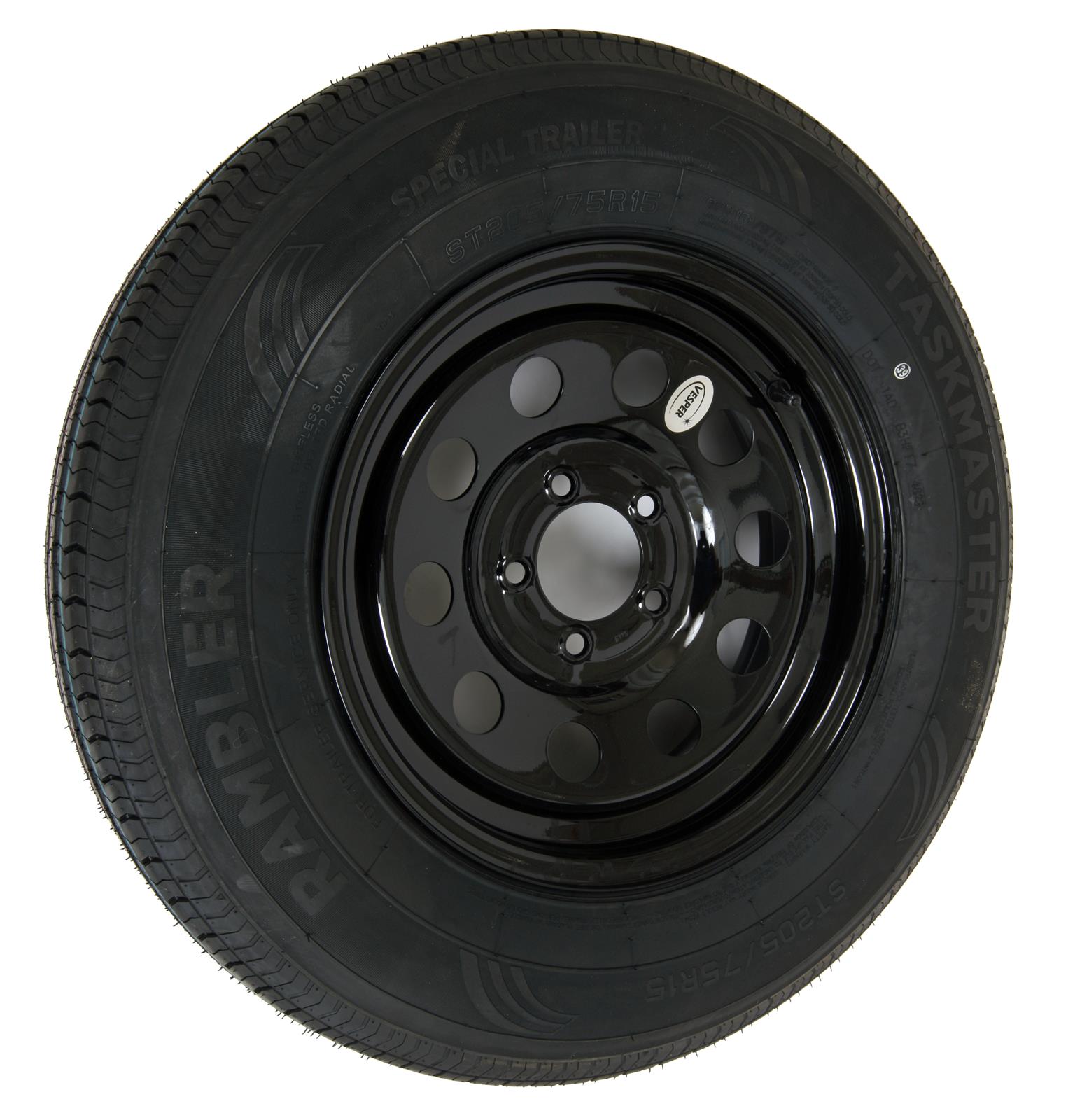 Summit Racing SUM-550A20514CB Summit Racing™ 550 Series Trailer Wheel ...