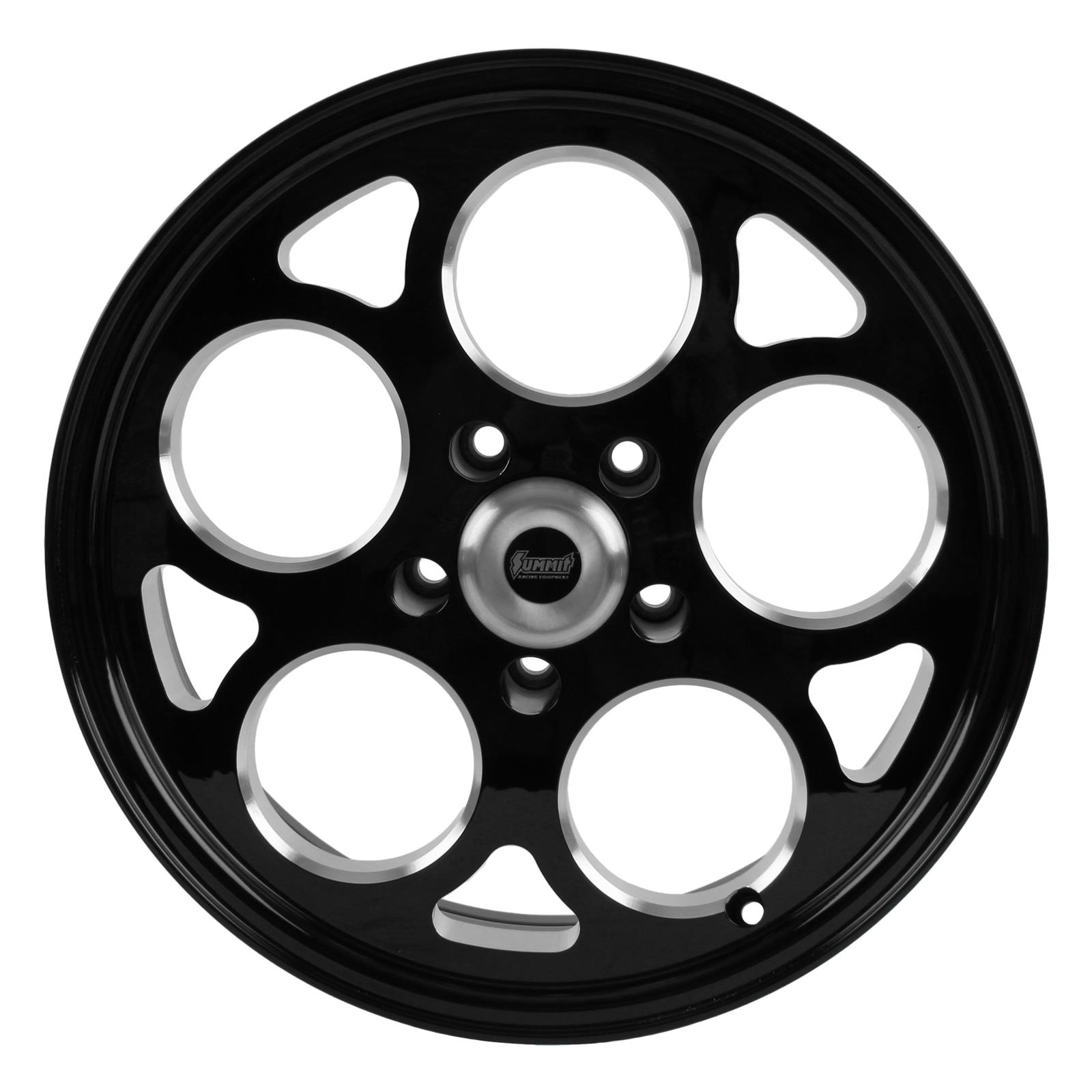 Summit Racing SUM561B7461N24 Summit Racing Equipment® DragThrust Wheels Summit Racing