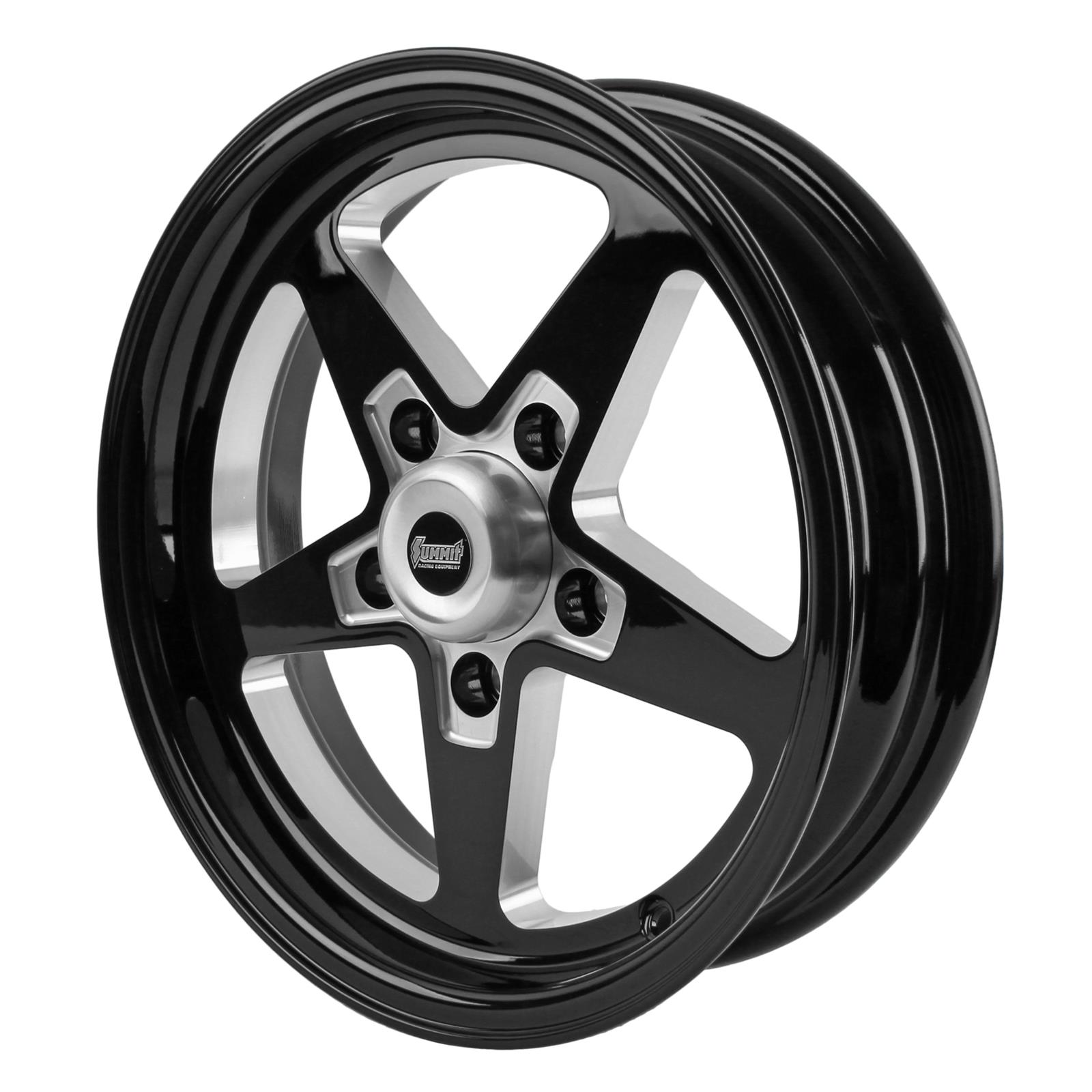 Summit Racing SUM571B5461N19 Summit Racing™ Warrior R/T Wheels
