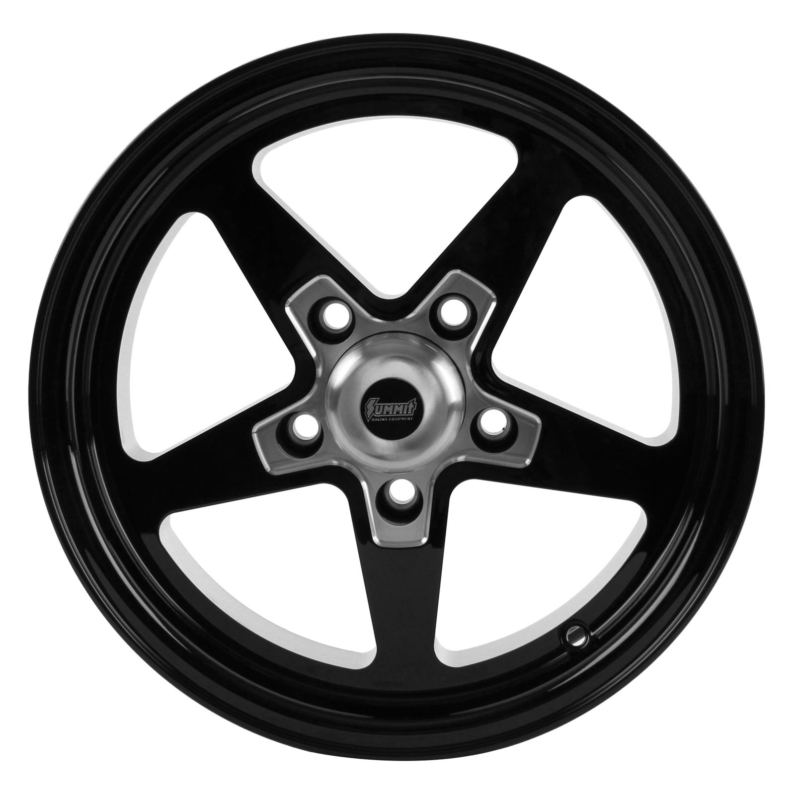 Summit Racing SUM571B5461N19 Summit Racing™ Warrior R/T Wheels