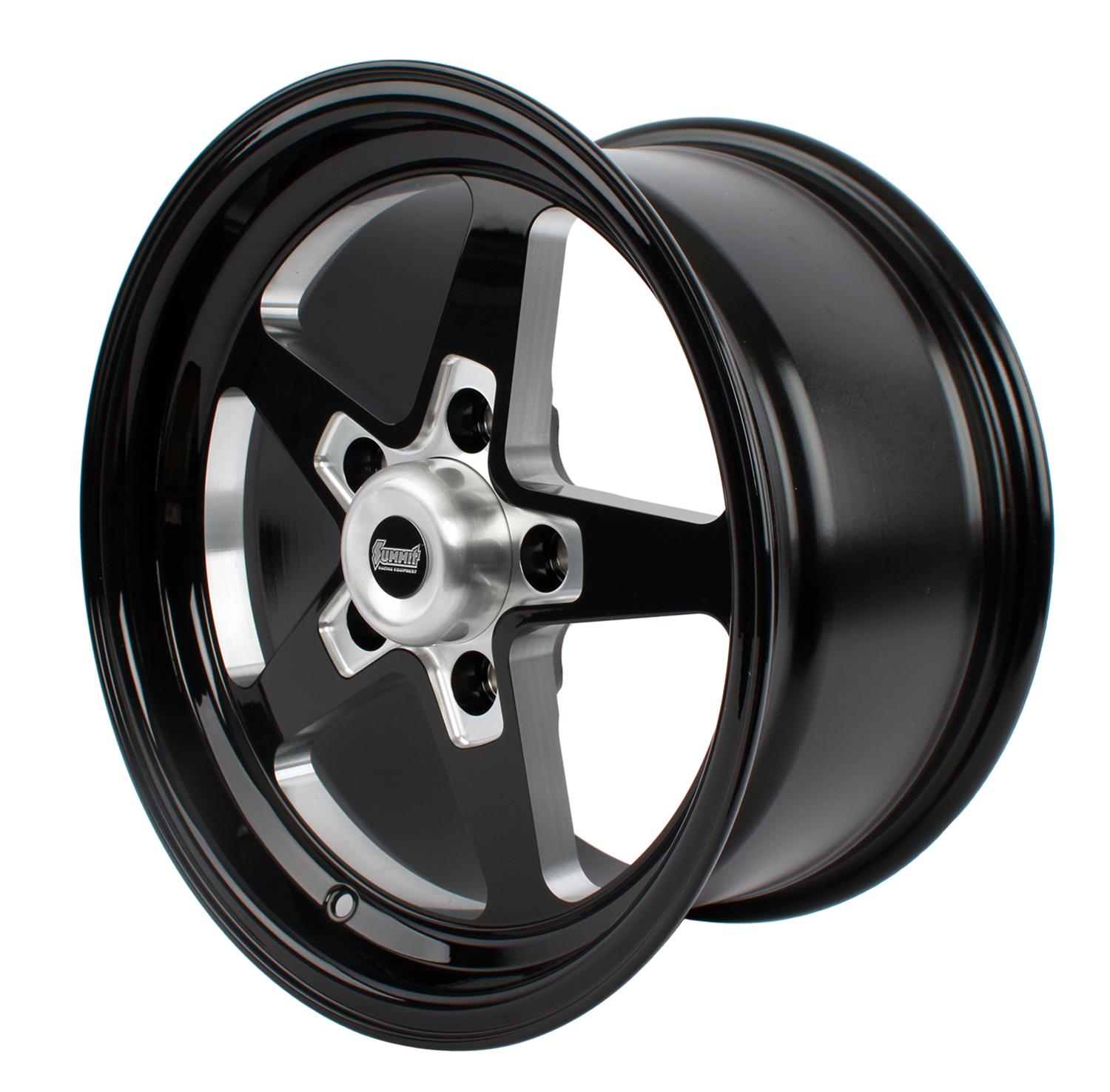 Summit Racing Sum-571b-586127 Summit Racing™ Warrior R T Black Machined 