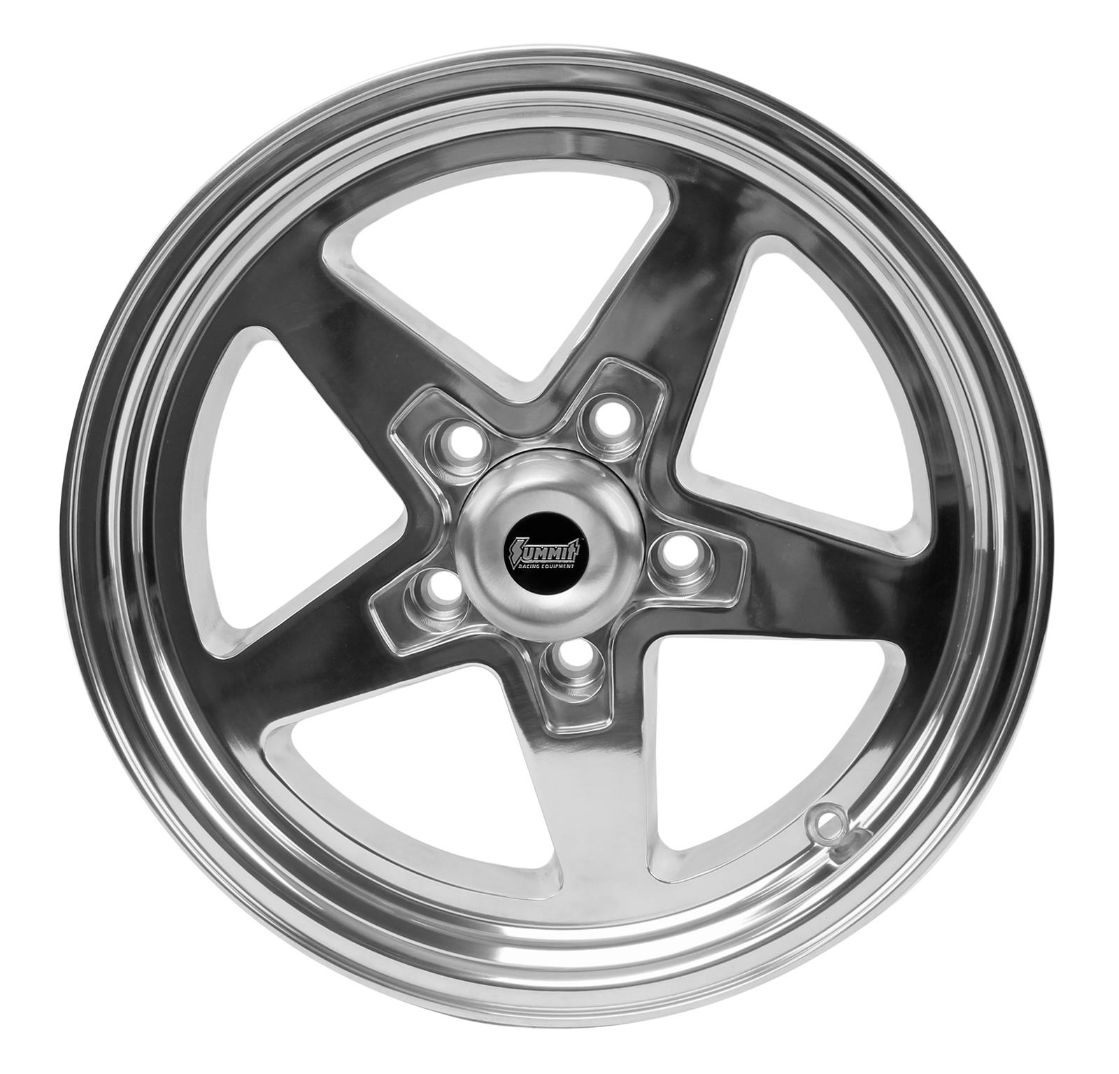 Summit Racing SUM-571P-5465N19 Summit Racing™ Warrior R/T Polished