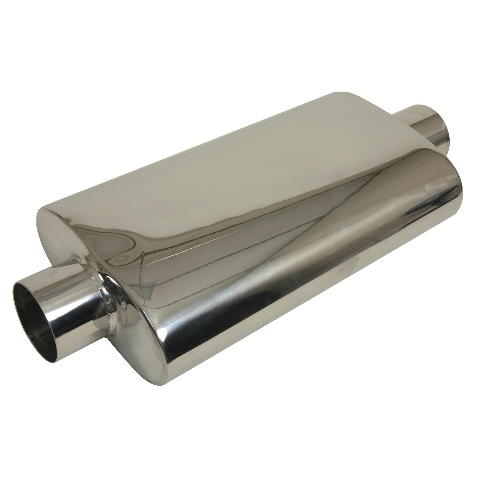 Summit Racing SUM-630405-1 Summit Racing™ 304 Stainless Steel Mufflers |  Summit Racing