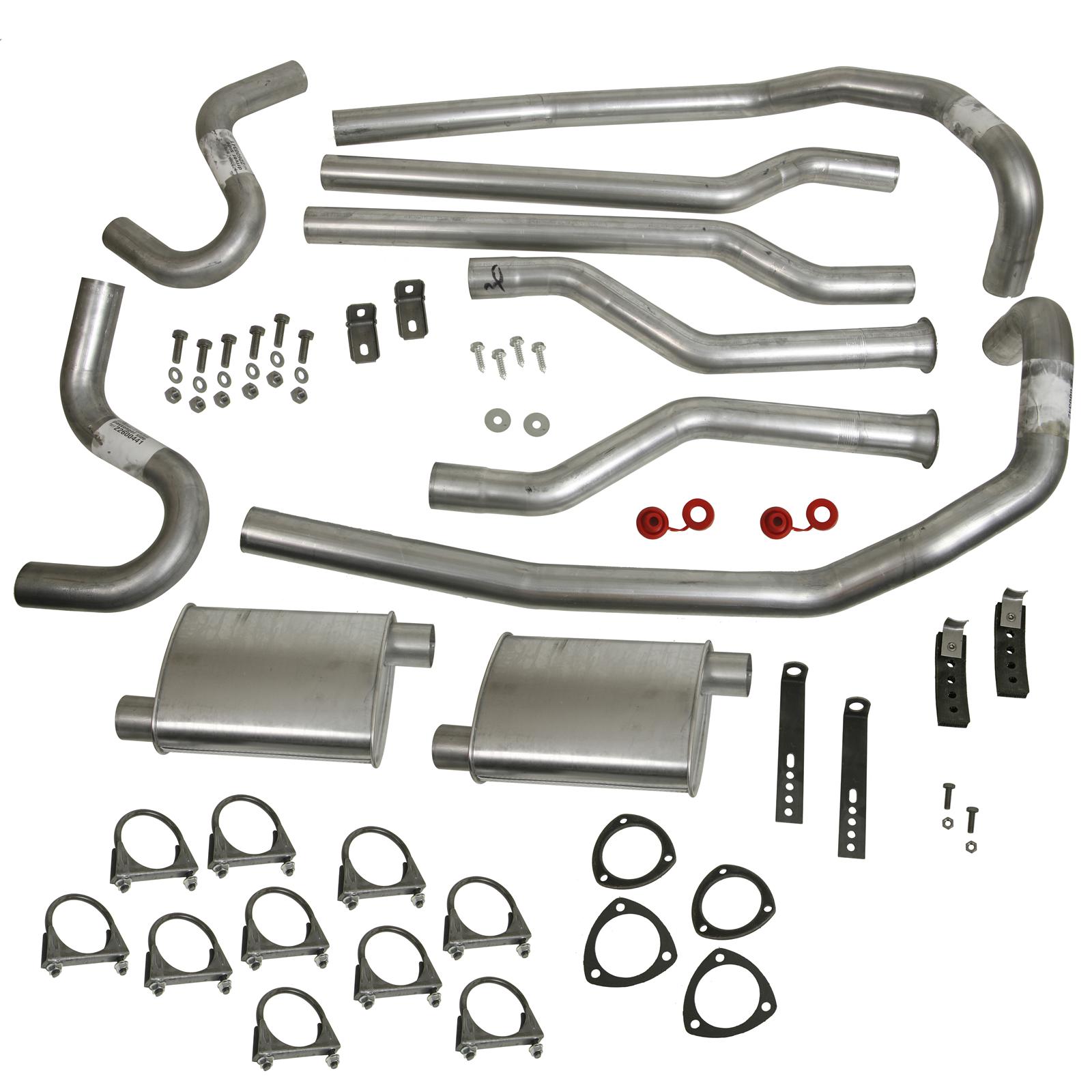 Header back deals exhaust kit