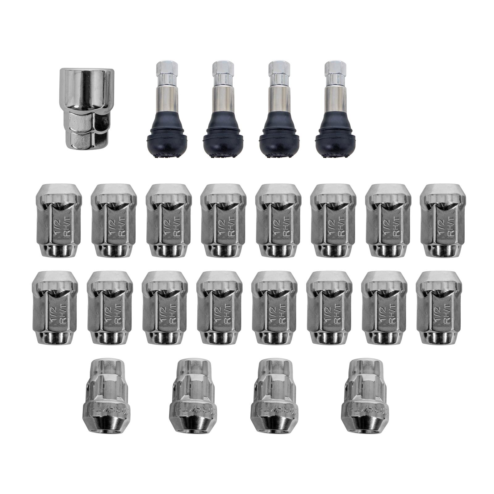 Cal Custom CAL7555012B Cal Custom™ Bulge Lug Nut Wheel Installation