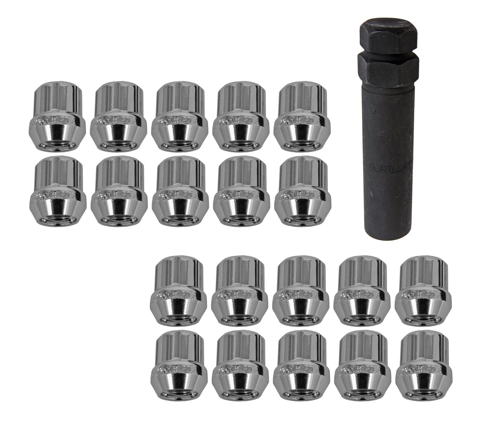 Summit Racing SUM755572 Summit Racing™ Spline Lug Nut Wheel Installation Kits Summit Racing
