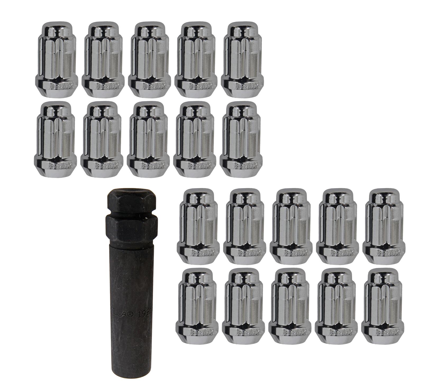 Summit Racing SUM755573 Summit Racing™ Spline Lug Nut Wheel Installation Kits Summit Racing