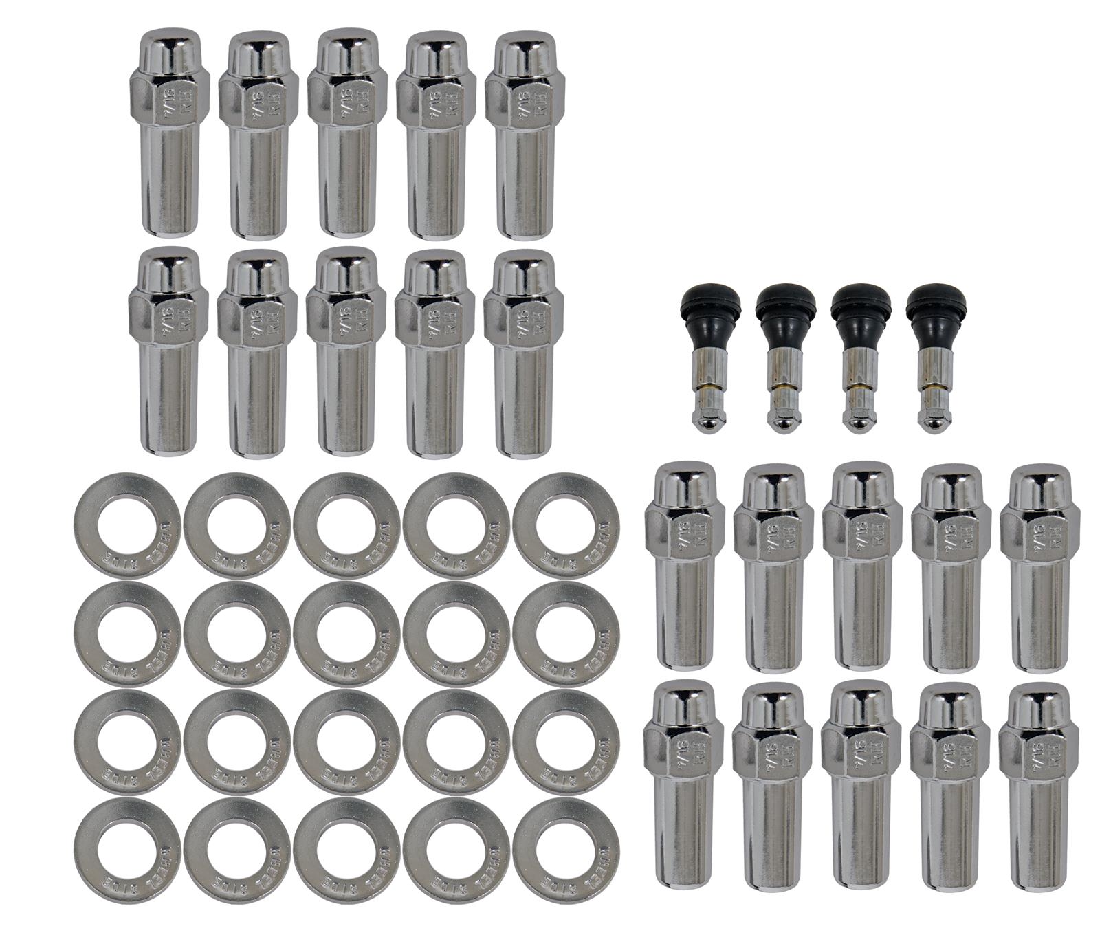 Summit Racing SUM755582 Summit Racing™ SST Mag Lug Nut Cragar Wheel Installation Kits Summit