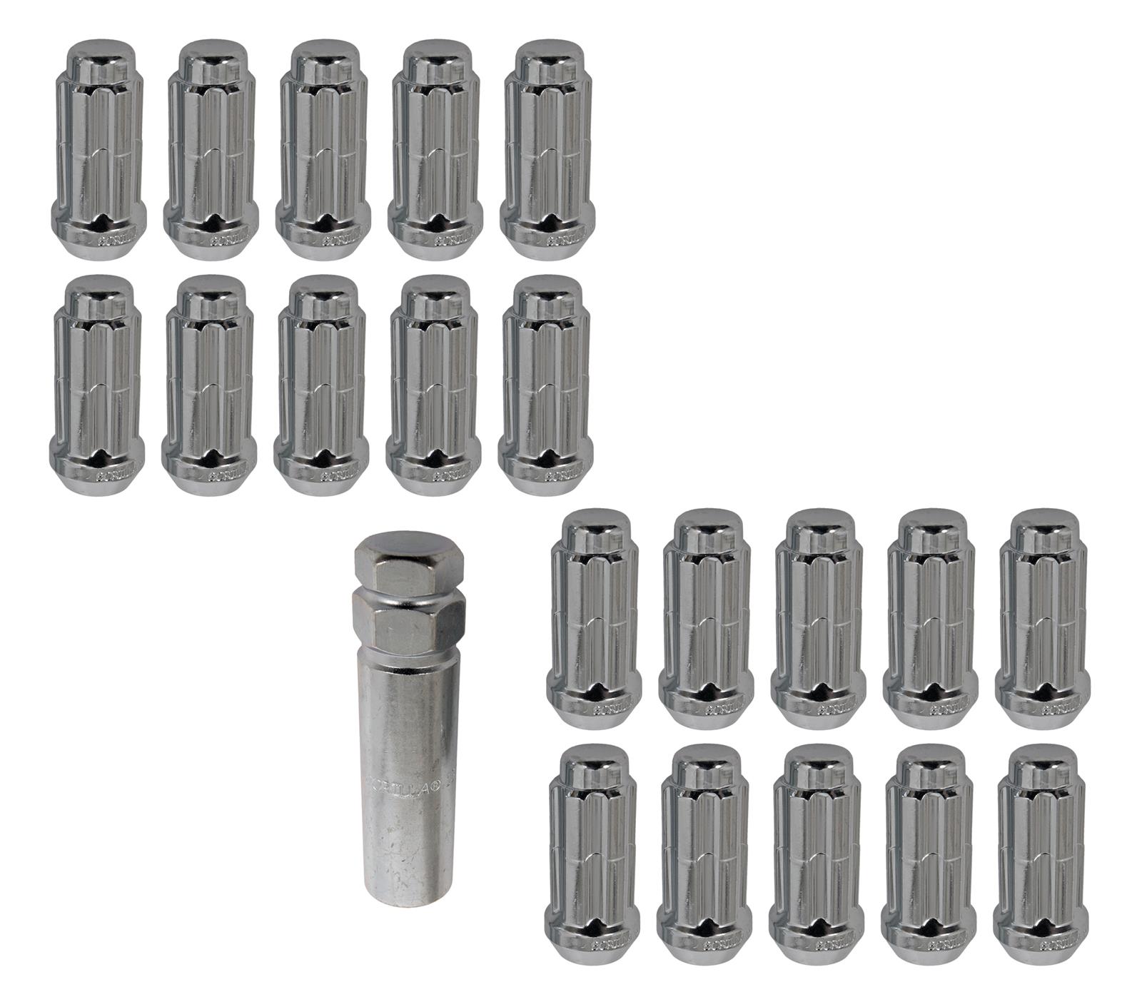 Summit Racing SUM755585 Summit Racing™ Spline Lug Nut Wheel Installation Kits Summit Racing