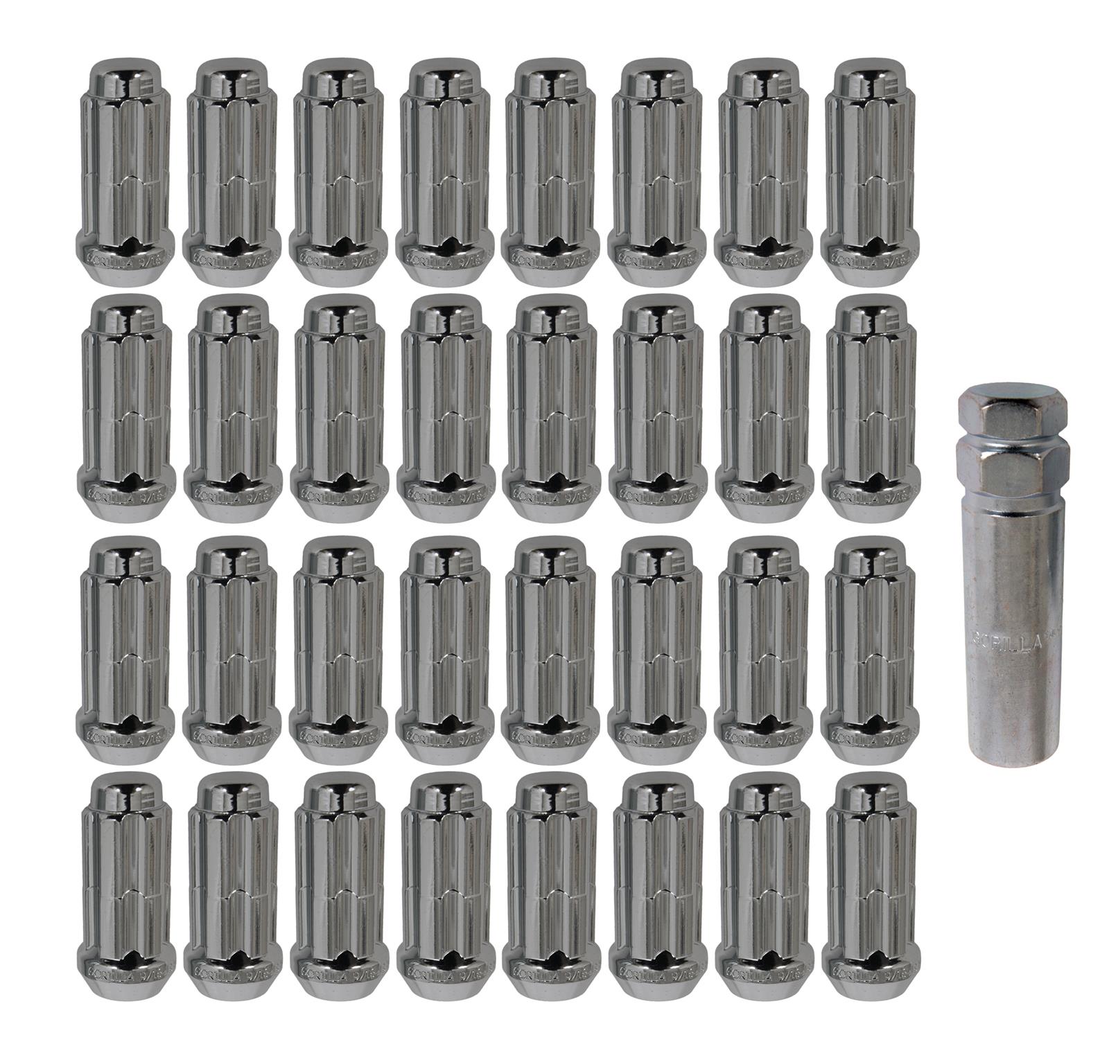 Summit Racing SUM755593 Summit Racing™ Spline Lug Nut Wheel Installation Kits Summit Racing