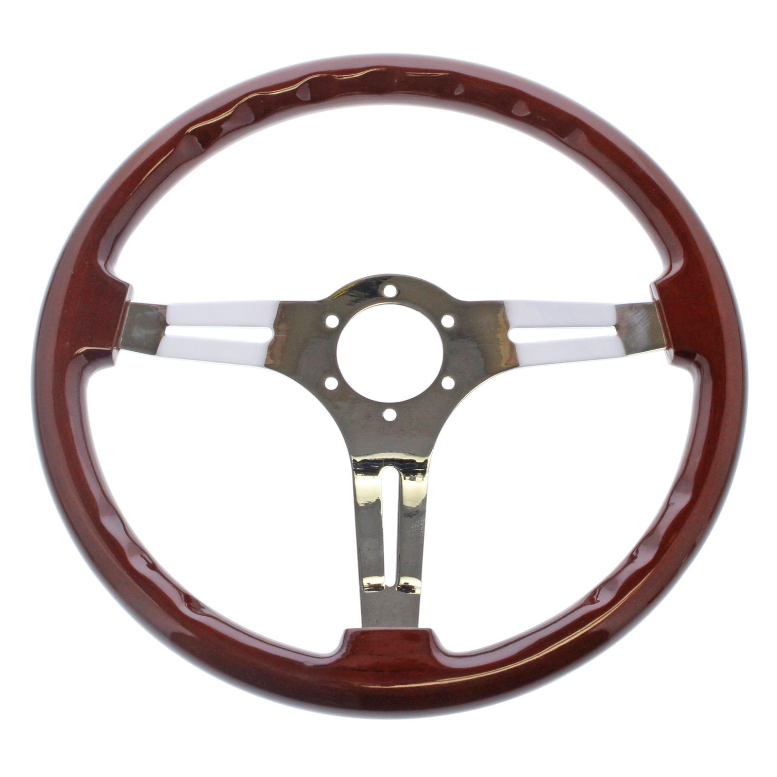 Summit Racing SUM772750 Summit Racing™ Wood Grip Steering Wheels