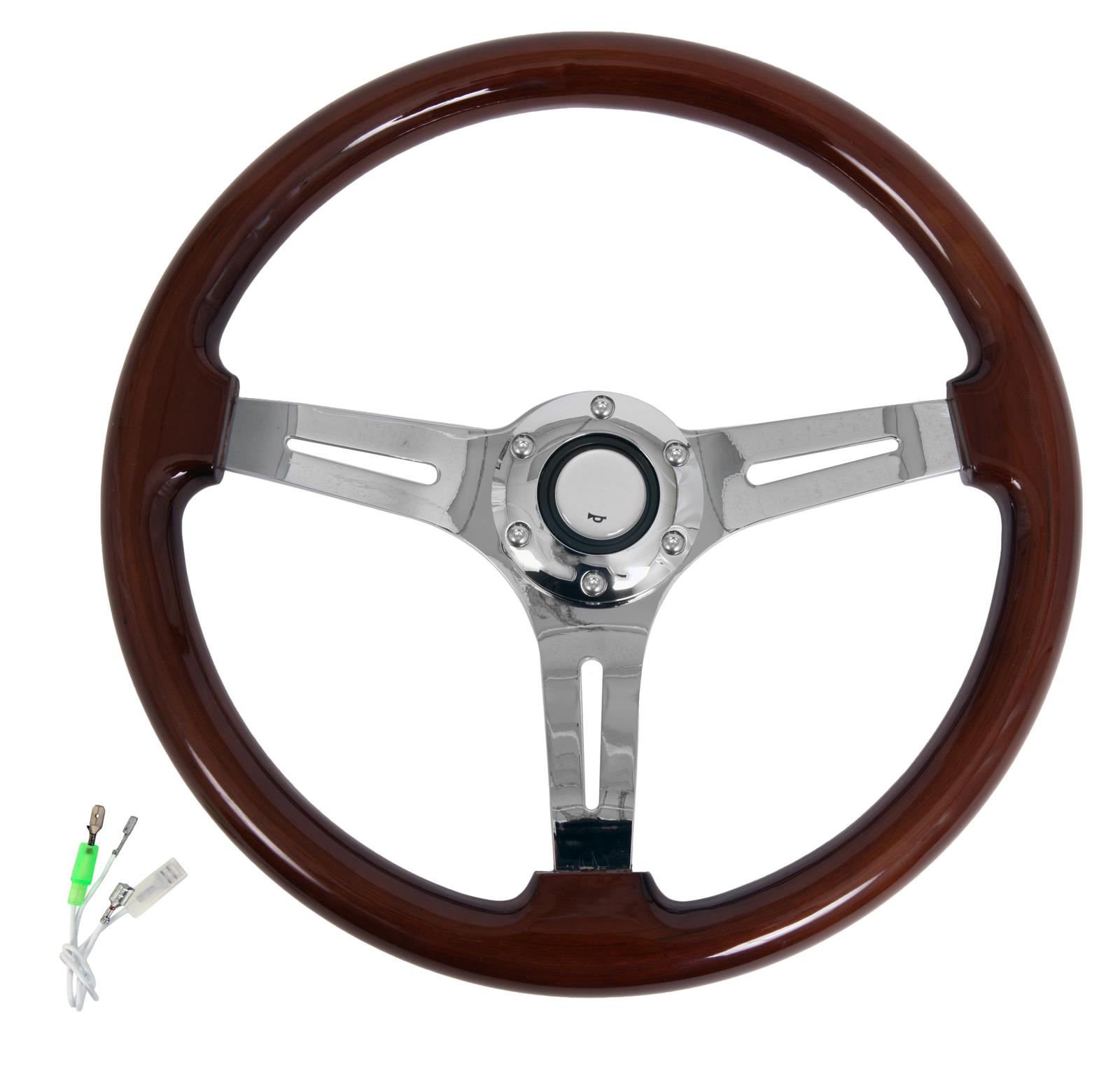 Summit Racing SUM-772750 Summit Racing™ Wood Grip Steering Wheels