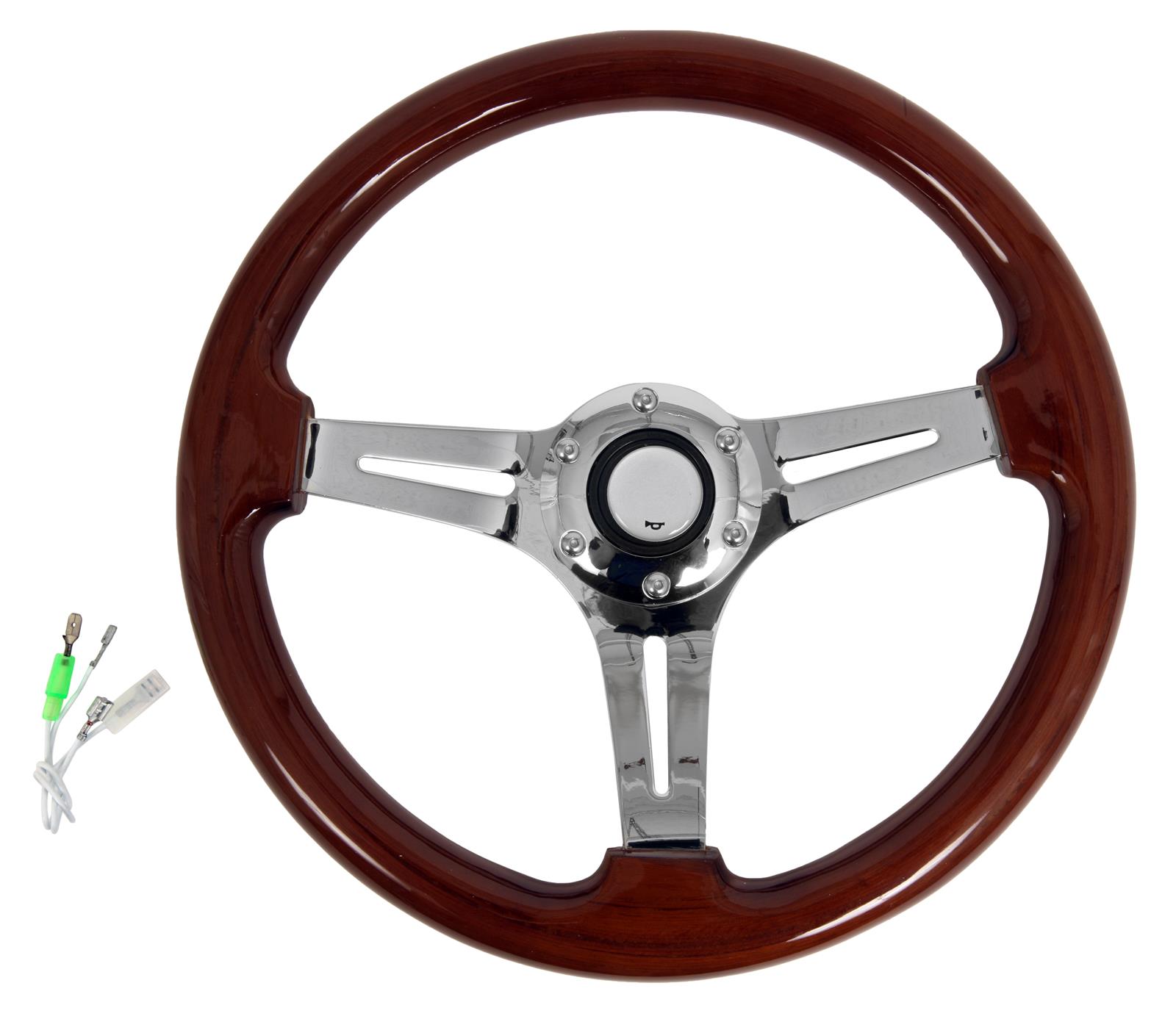 Summit Racing SUM772753 Summit Racing™ Wood Grip Steering Wheels