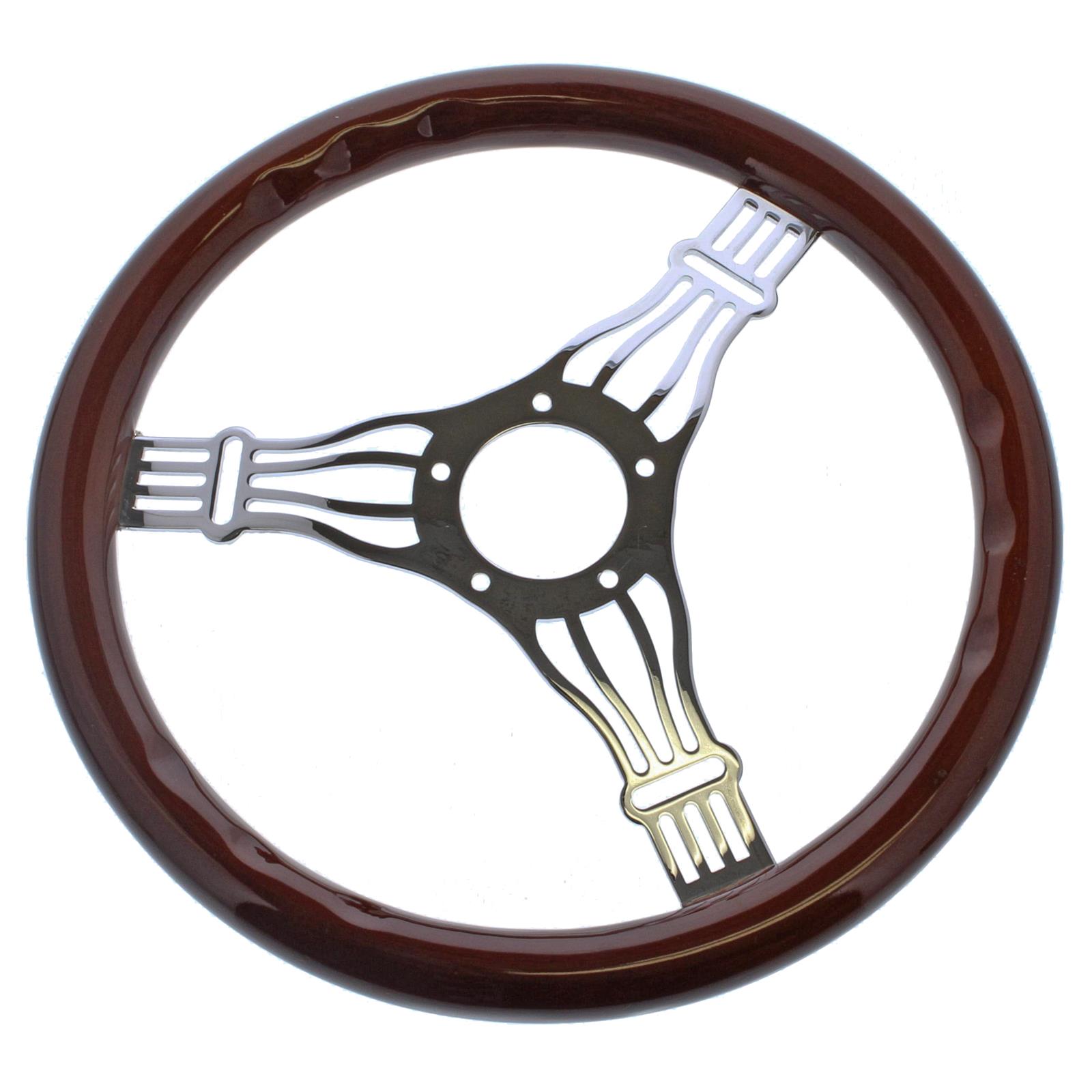 Summit Racing SUM772755 Summit Racing™ Wood Grip Steering Wheels