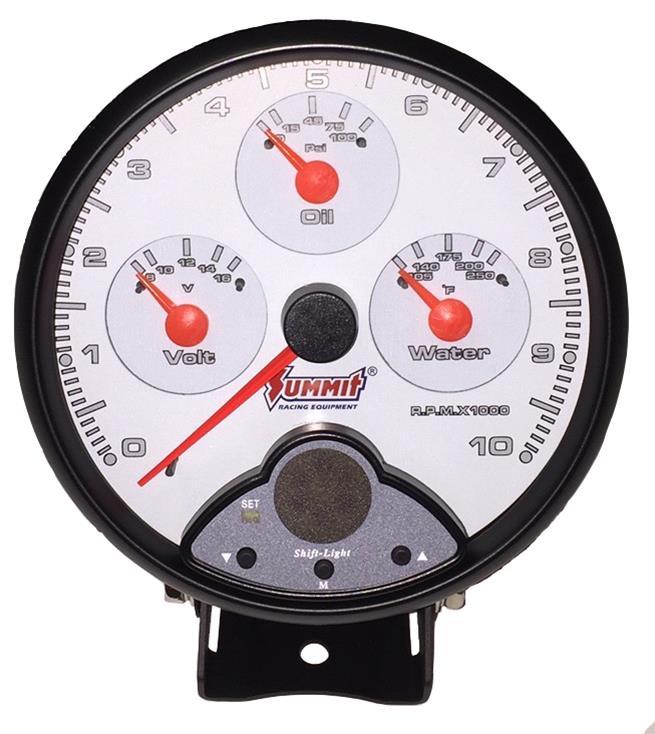 Summit Racing® 4-In-1 Gauges SUM-800104 - Free Shipping on Orders Over ...