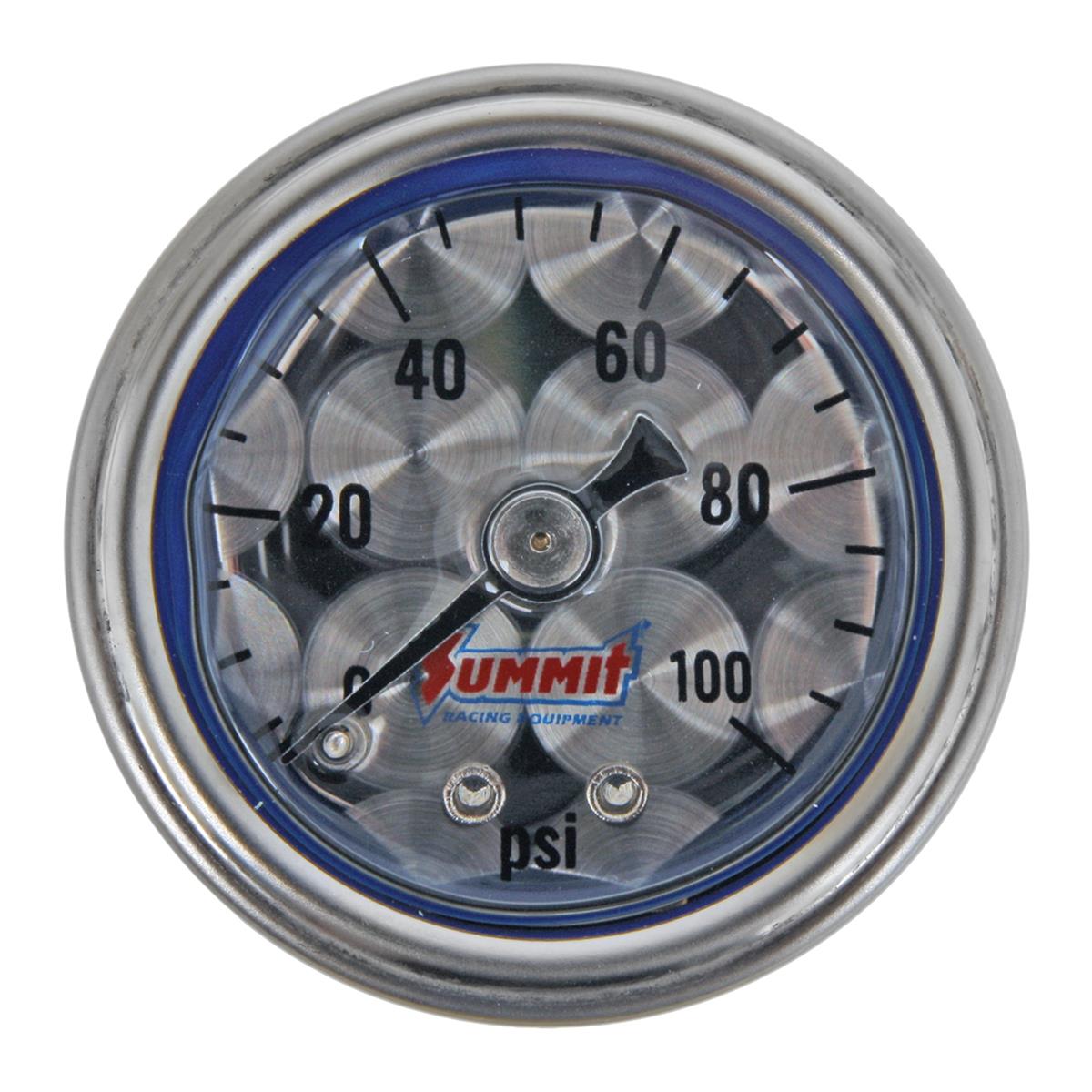 Summit Racing SUM800145 Summit Racing™ Fuel Pressure Gauges Summit