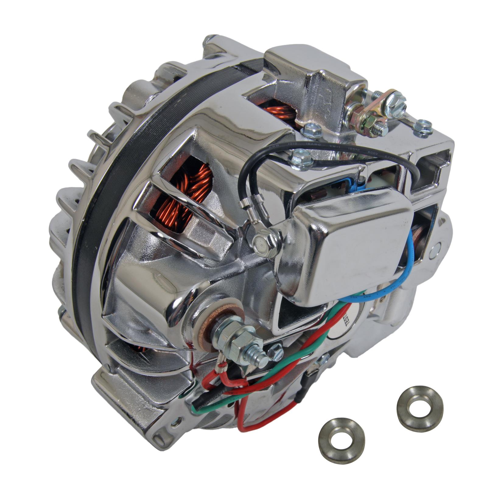 Summit Racing SUM-812118 Summit Racing™ Chrome Alternators | Summit Racing