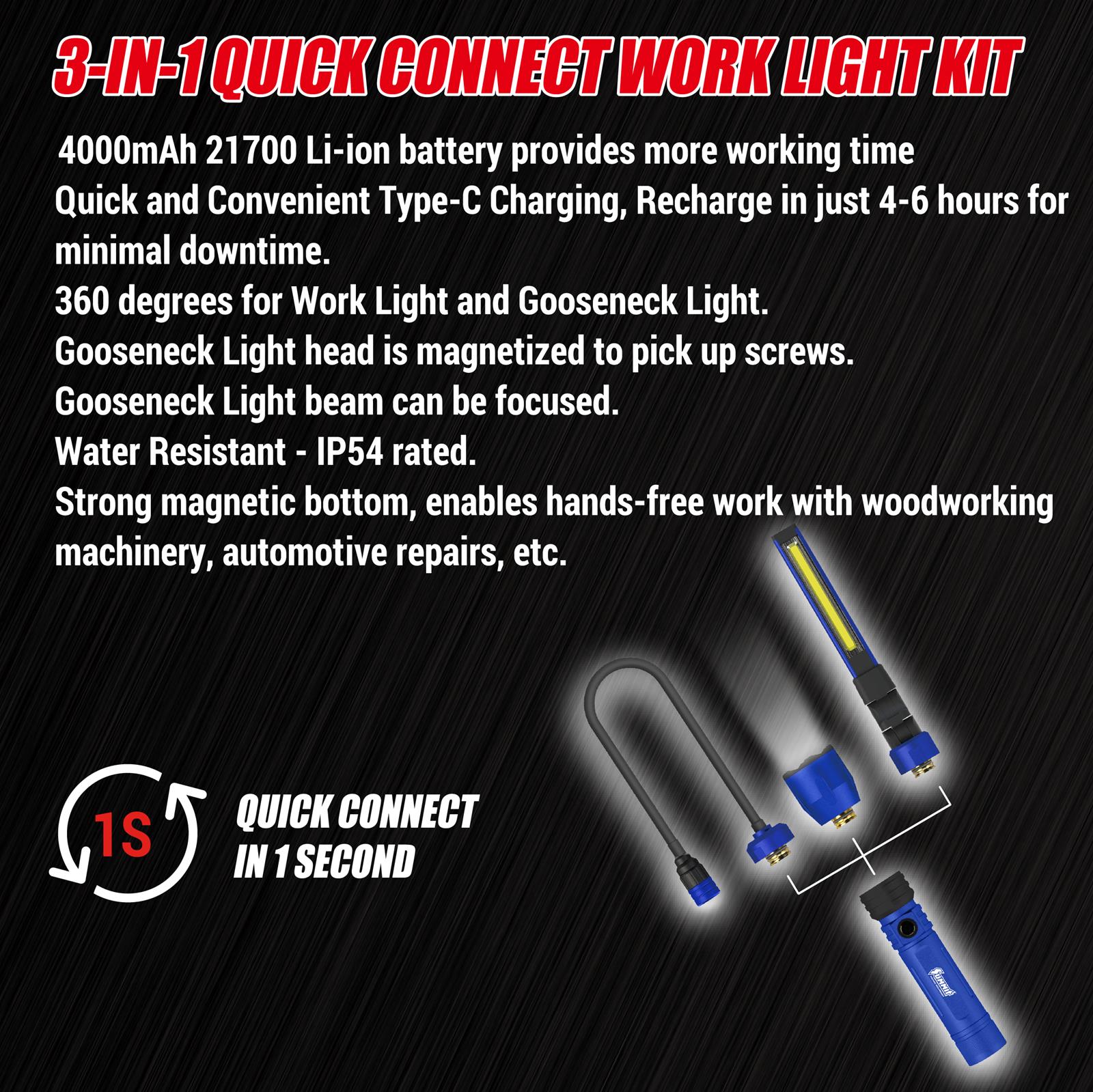 Summit Racing SUM-900443 Summit Racing™ 3-in-1 Quick-Connect