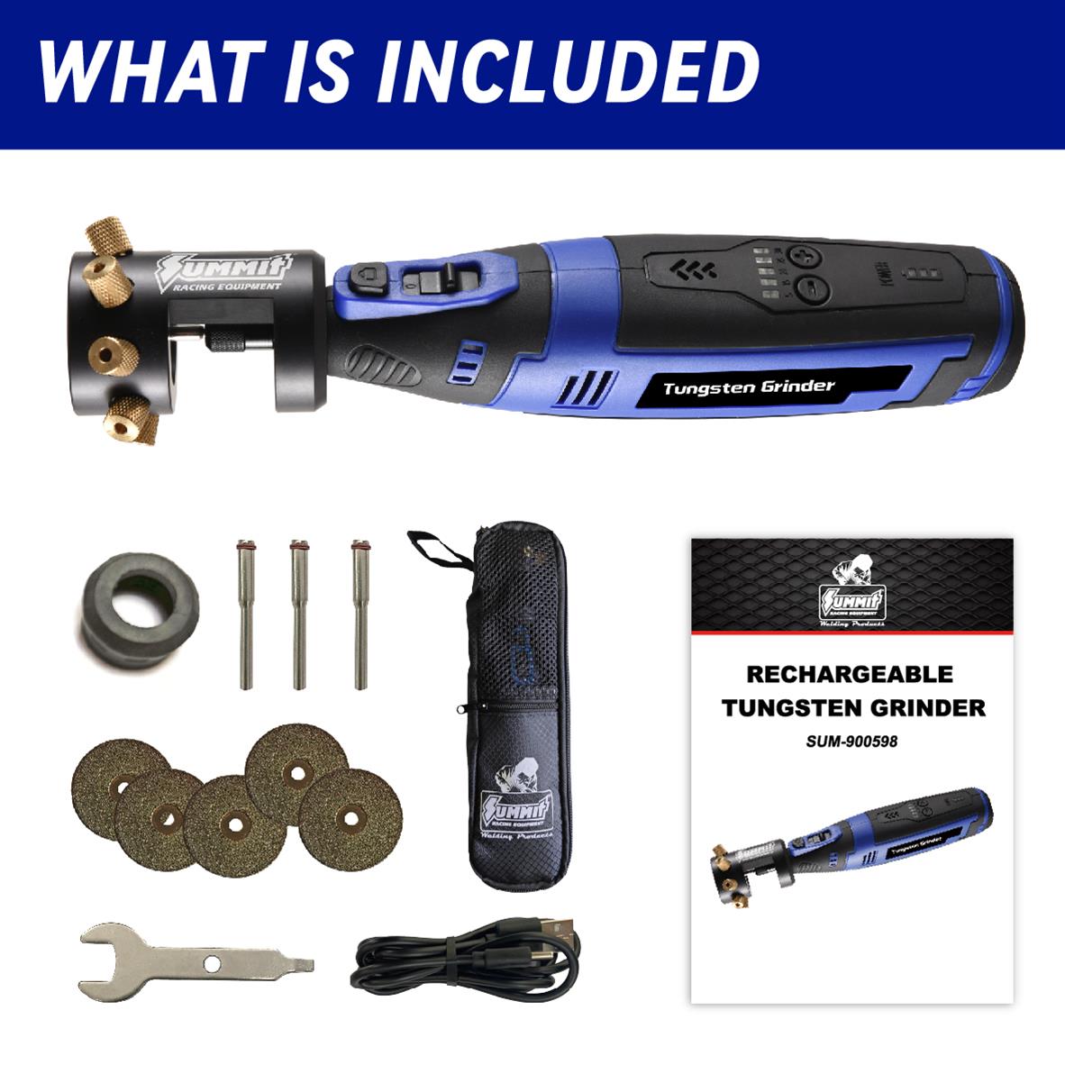 Summit Racing SUM-900598 Summit Racing™ Cordless Tungsten Grinders