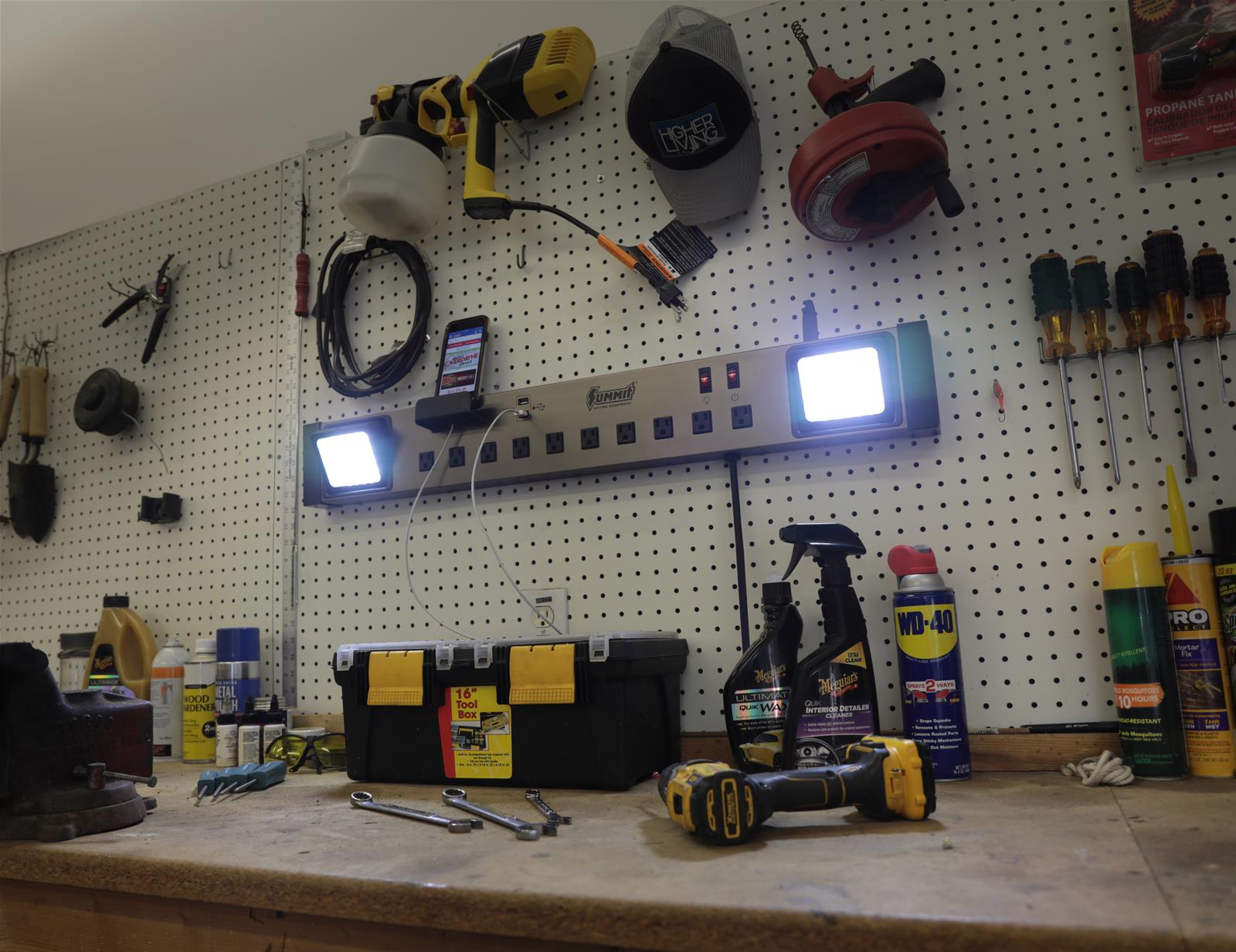 Summit Racing™ LED Workbench Power Stations