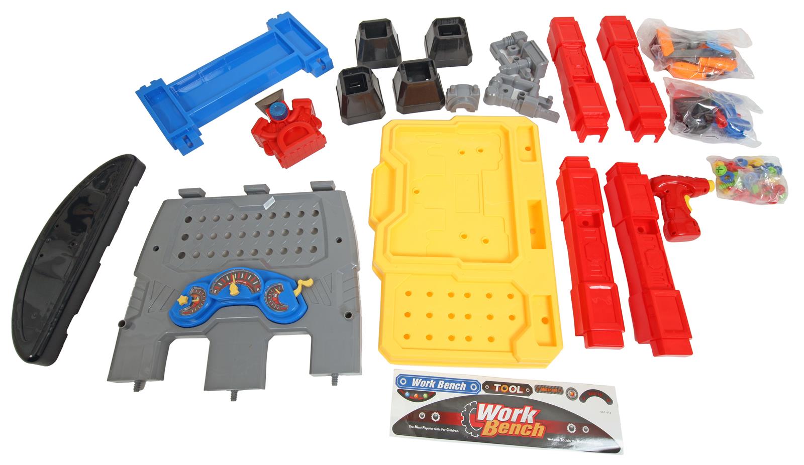 Summit Racing SUM-941132 Kids Toy Work Bench with Light Up Engine