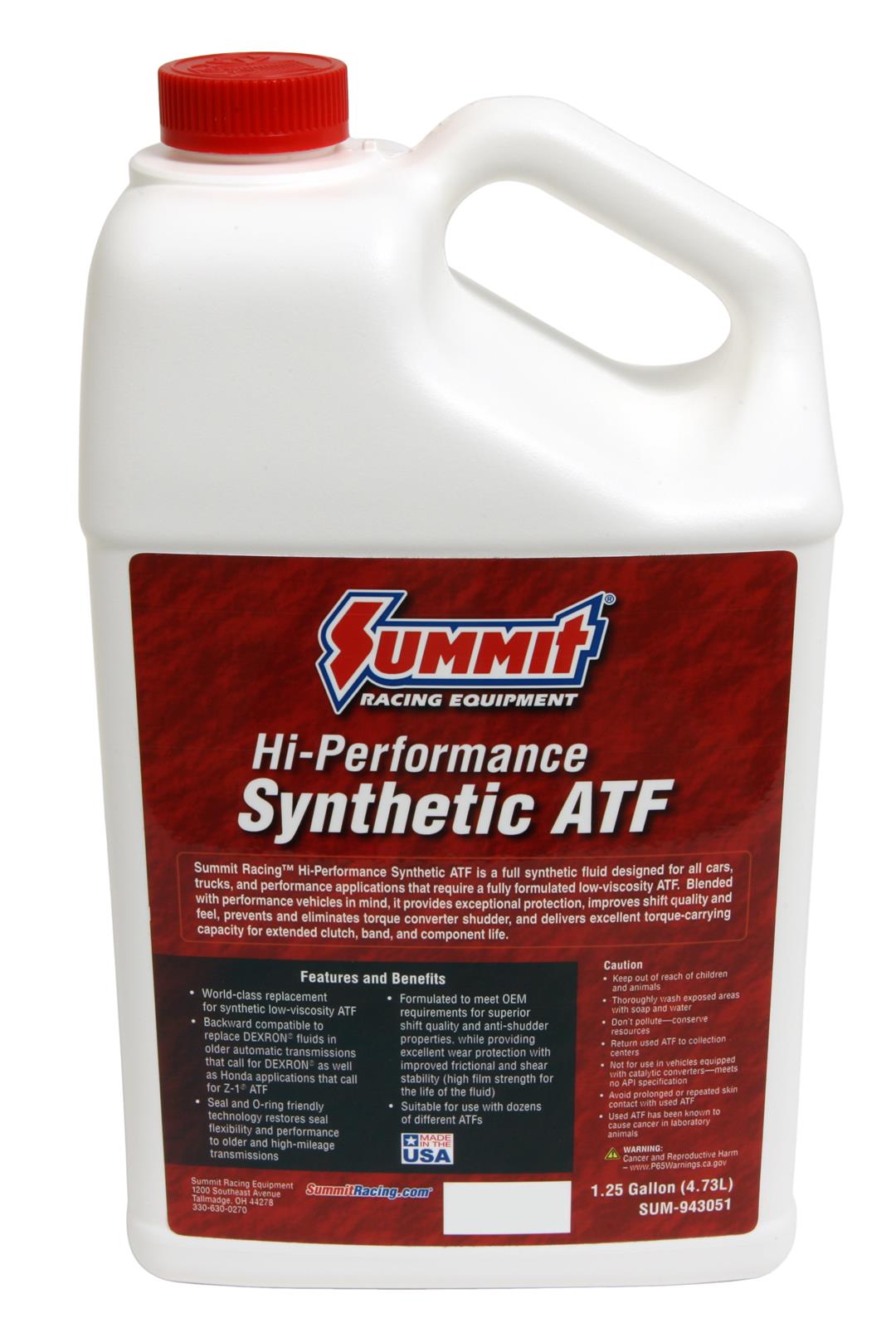 Summit Racing SUM-943051 Summit Racing™ Hi-Performance Synthetic