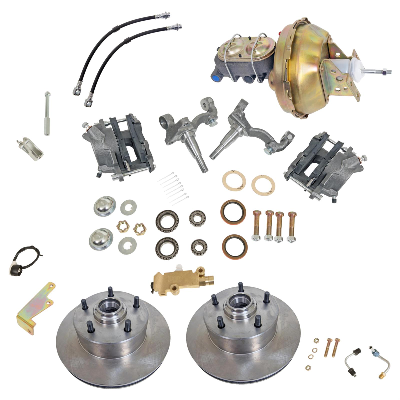 Summit Racing SUM-BK1501 Summit Racing™ Complete Drum-to-Disc Brake ...