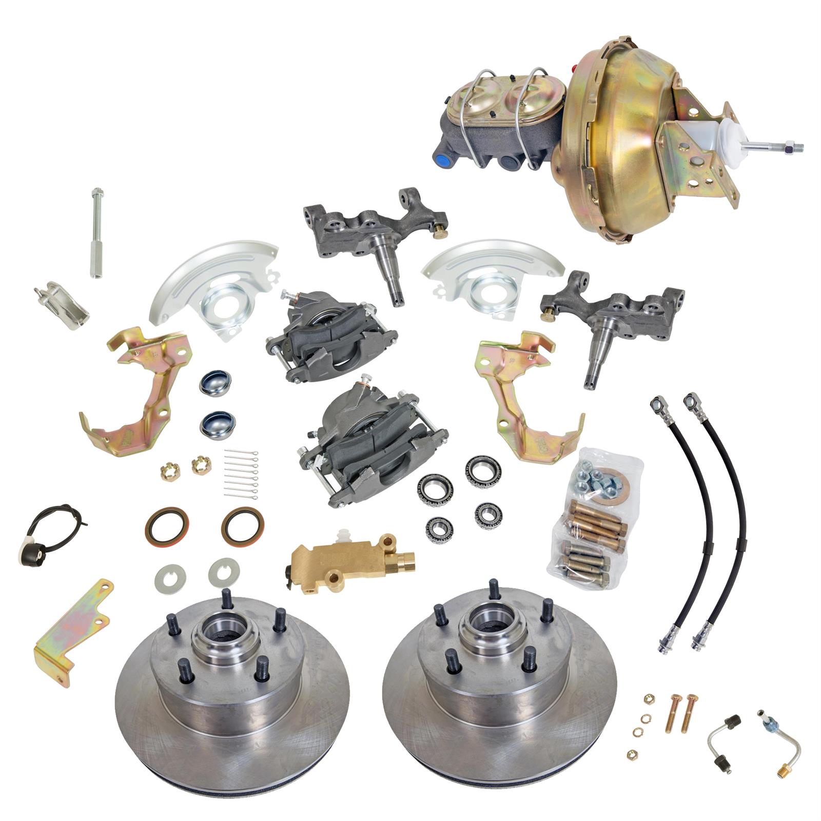 Summit Racing SUM-BK1504 Summit Racing™ Complete Drum-to-Disc Brake ...