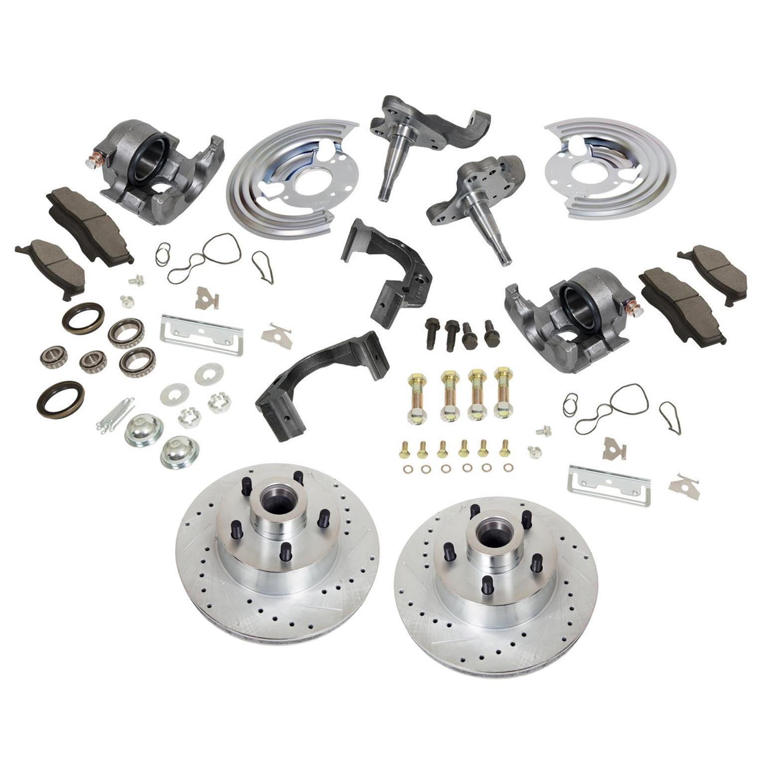 Summit Racing SUMBK1508DS Summit Racing™ Full Wheel DrumtoDisc Brake Conversion Kits