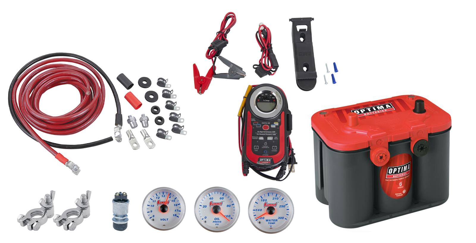 Summit Racing SUMCSUMSRES002 Summit Racing™ Engine Test Stand Gauges