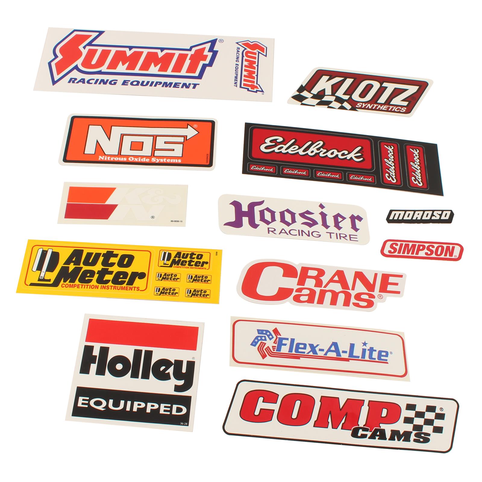 Summit Racing SUM-G1800 Summit Racing™ Bakers Dozen Decal Packs ...