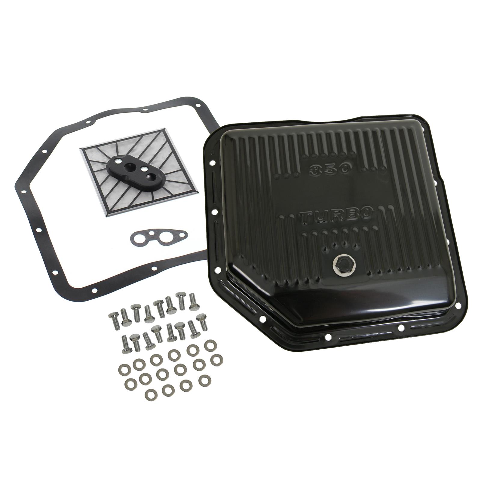 Summit Racing SUM-G3885B-SET Summit Racing™ Transmission Pans