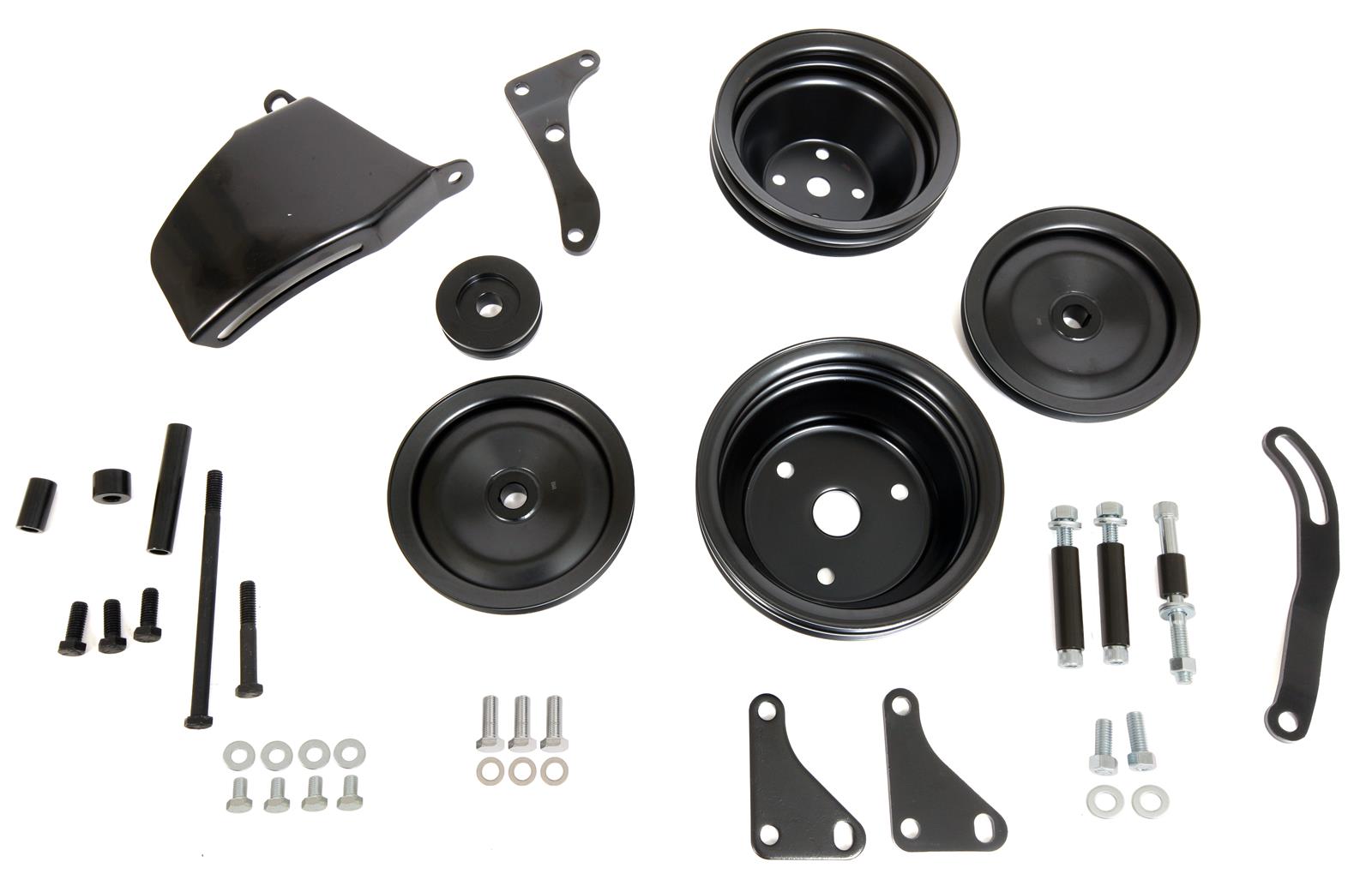 Summit Racing SUMG3977B Summit Racing™ VBelt Pulley Kits Summit Racing