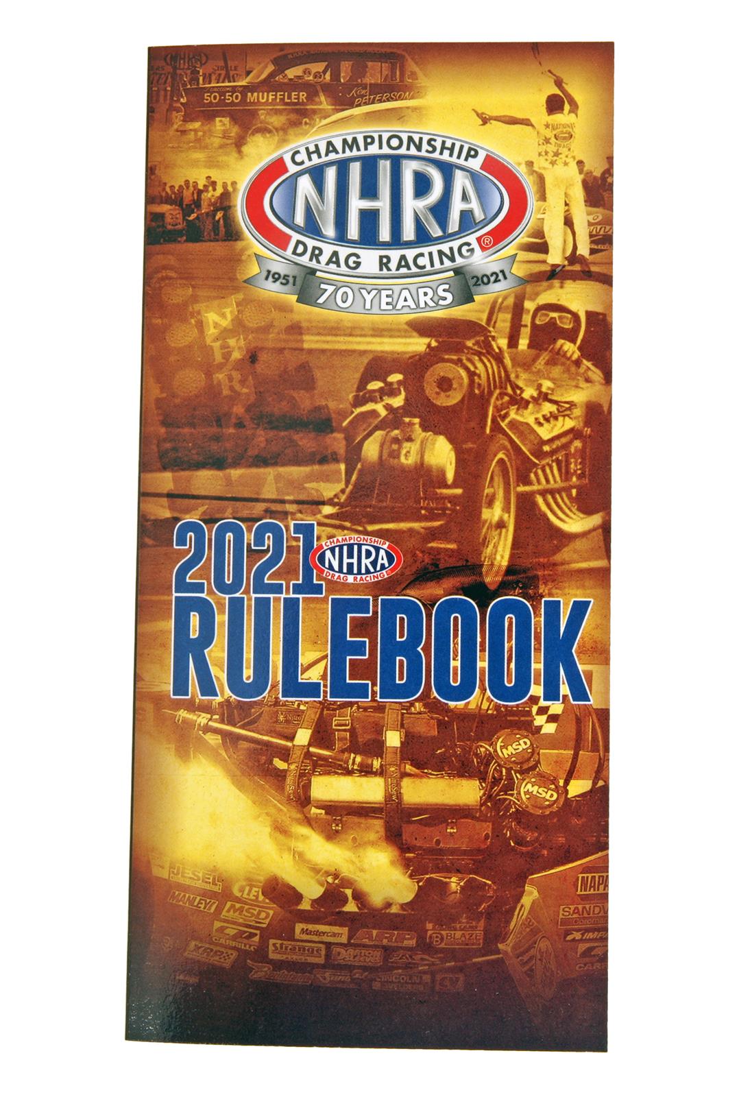 Summit Racing SUMNHRARB21 Summit Racing™ NHRA 2022 Rule Book Summit