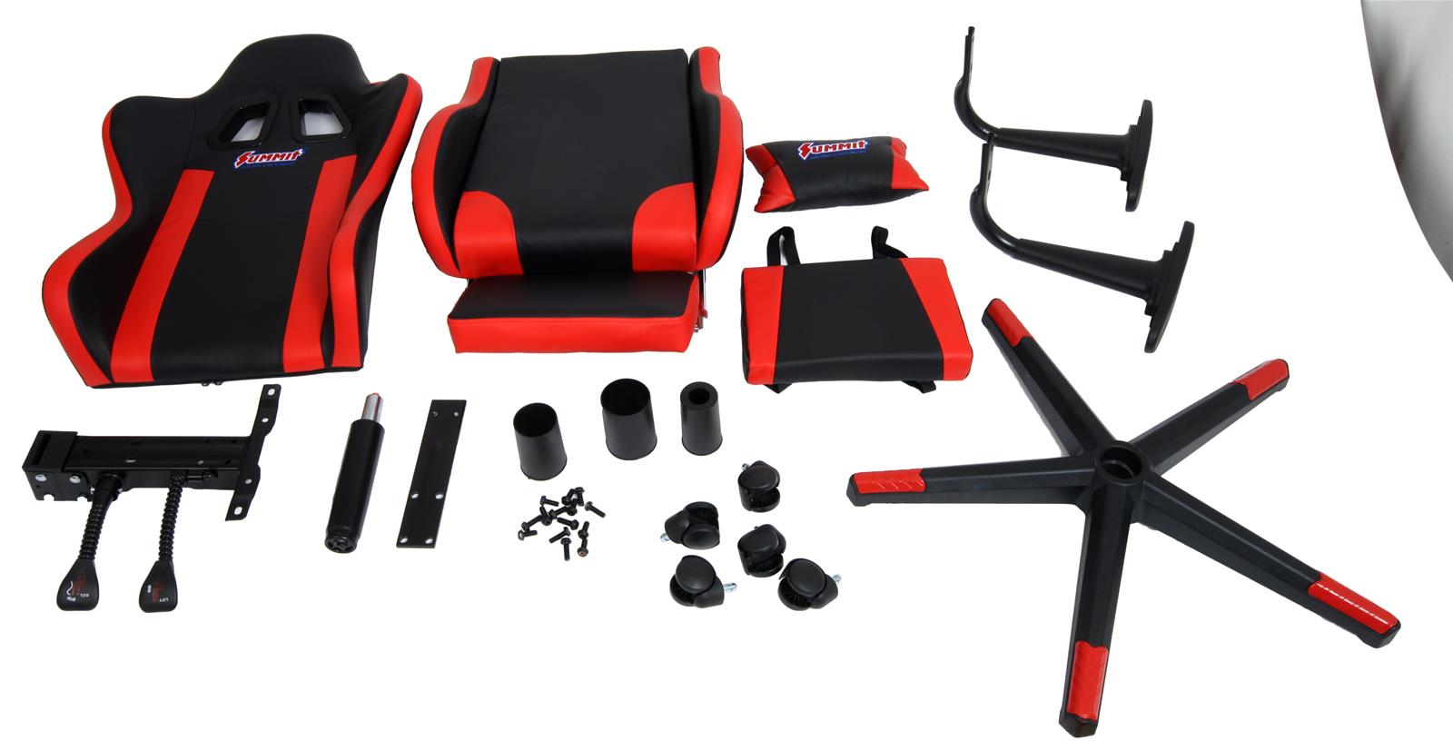 Summit Racing SUM P1048 Summit Racing Equipment Office Gaming Chairs with Footrest Summit Racing