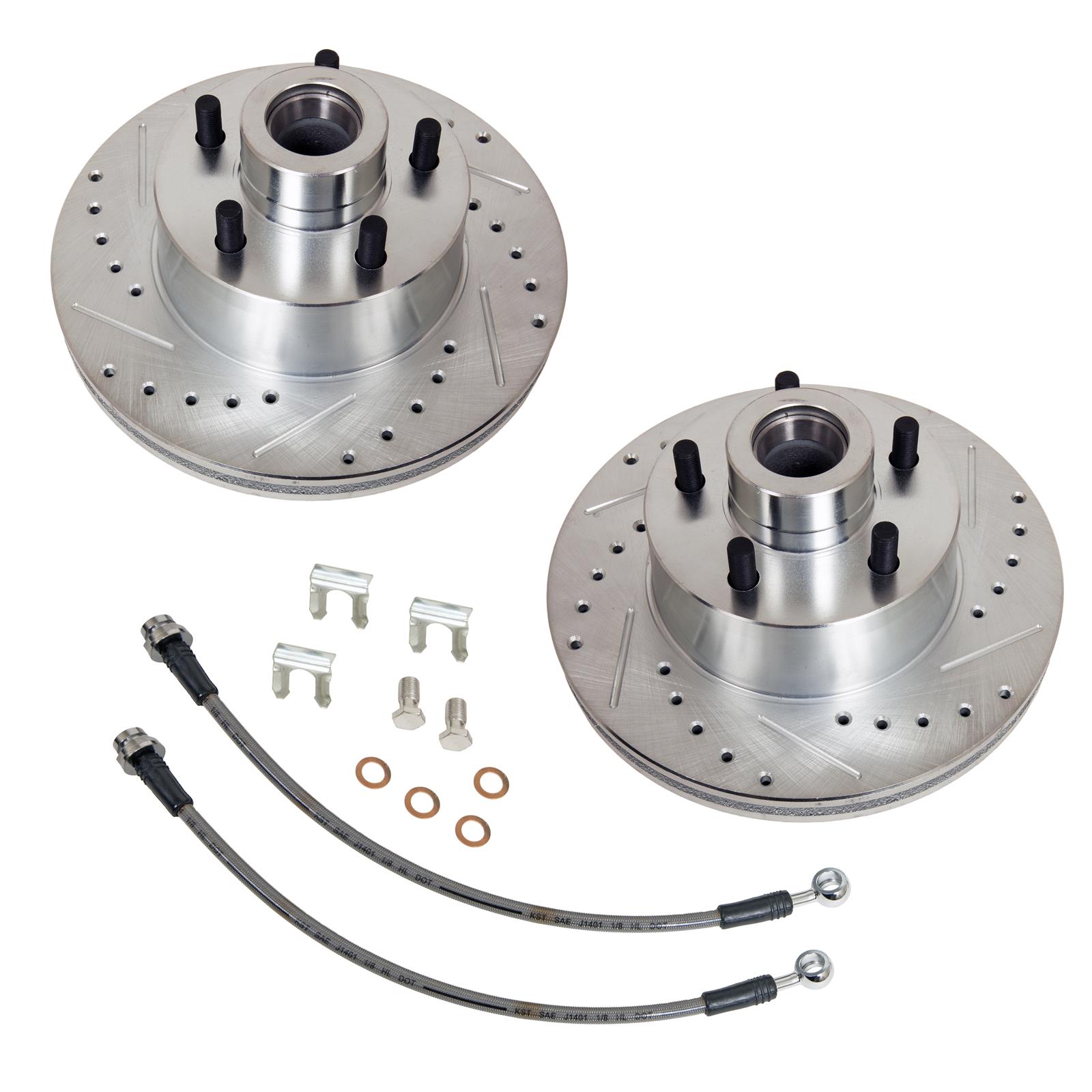 Summit Racing SUMBK1509DS Summit Racing™ Complete DrumtoDisc Brake