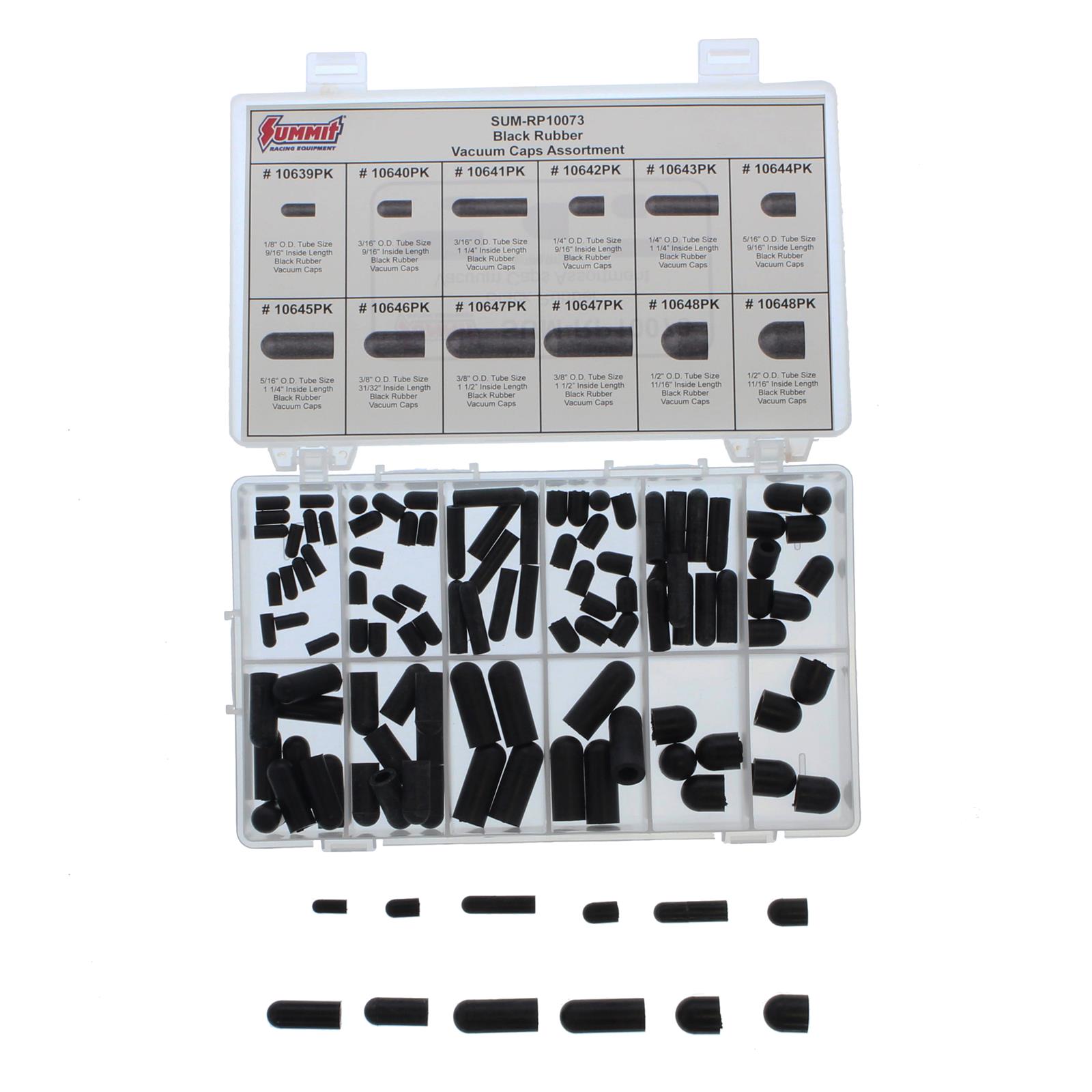 Summit Racing SUMRP10073 Summit Racing™ Vacuum Line Cap Kits Summit